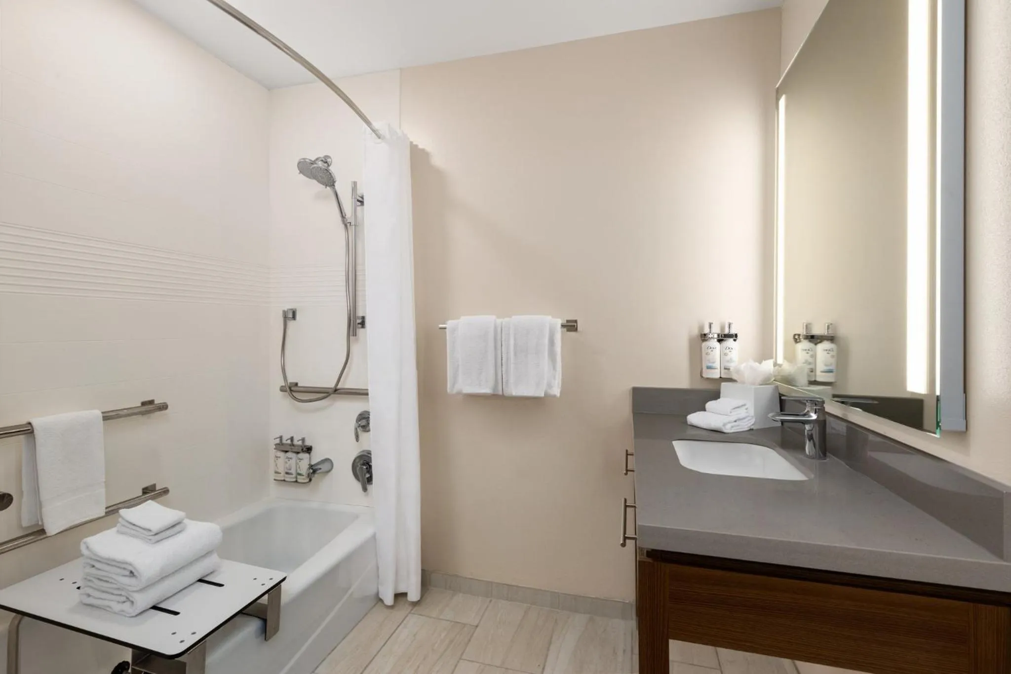 Bathroom in Candlewood Suites McPherson by IHG