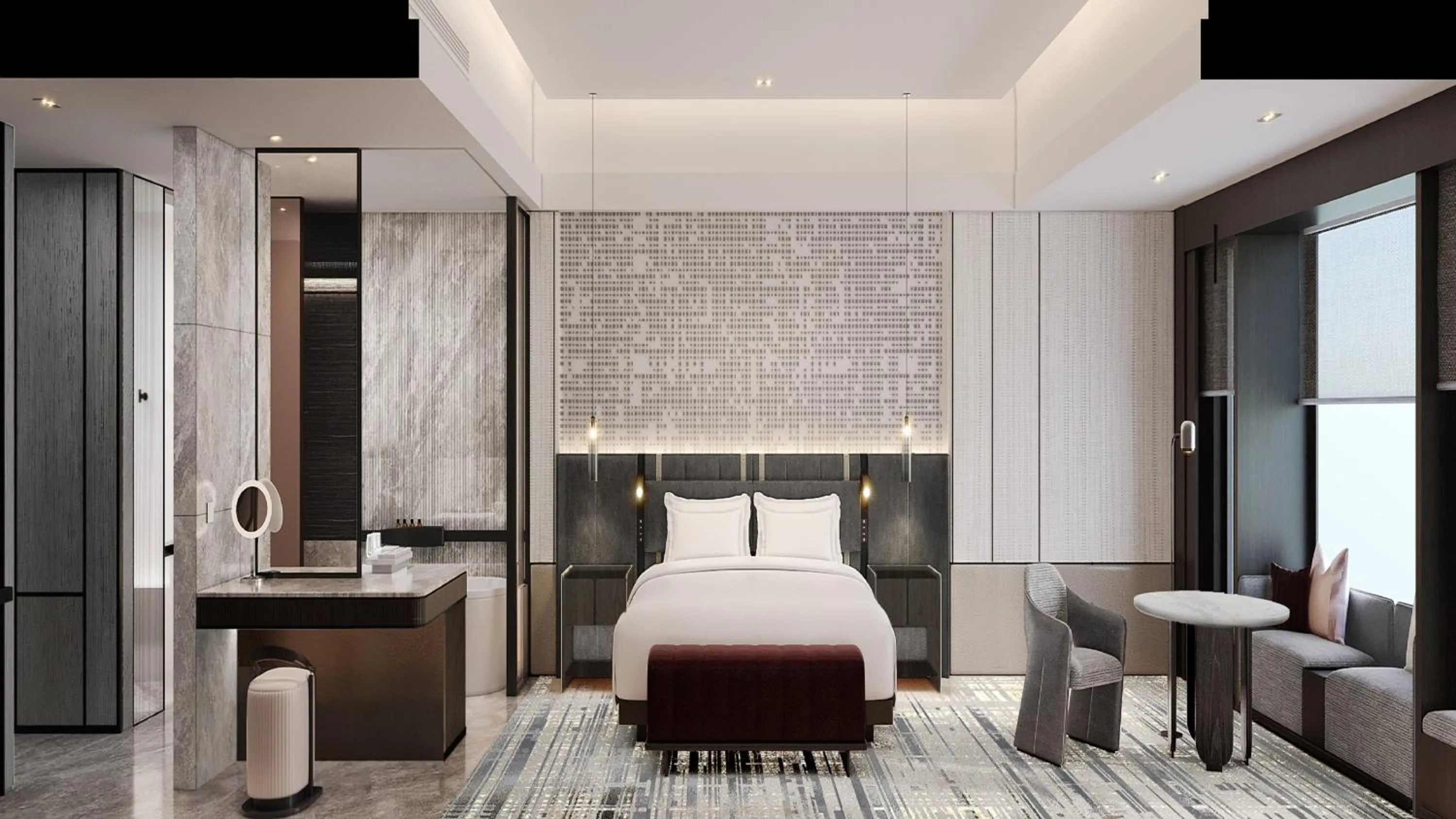 Photo of the whole room, Bed in InterContinental Shenzhen WECC by IHG