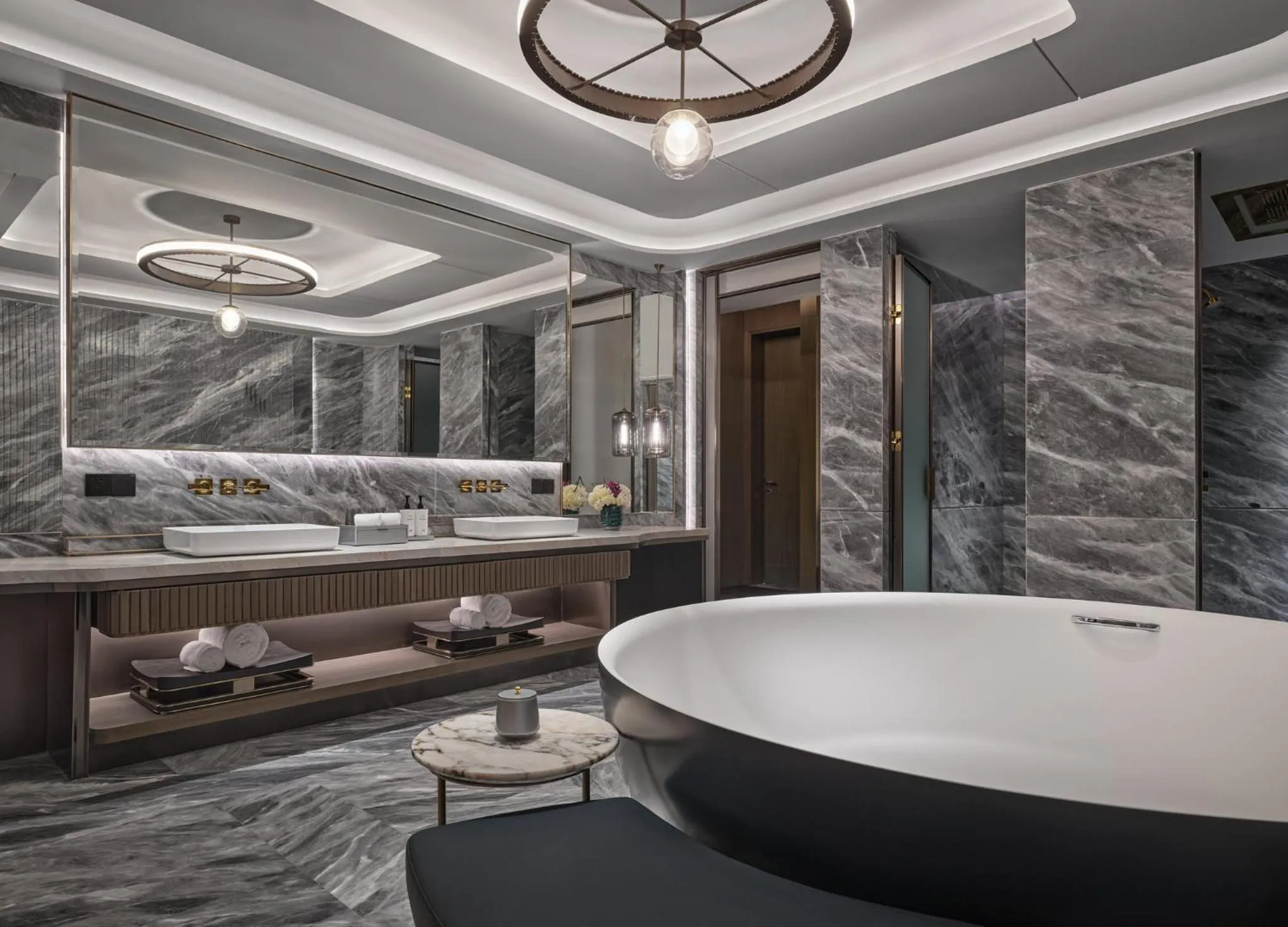 Bathroom in InterContinental Shenzhen WECC by IHG