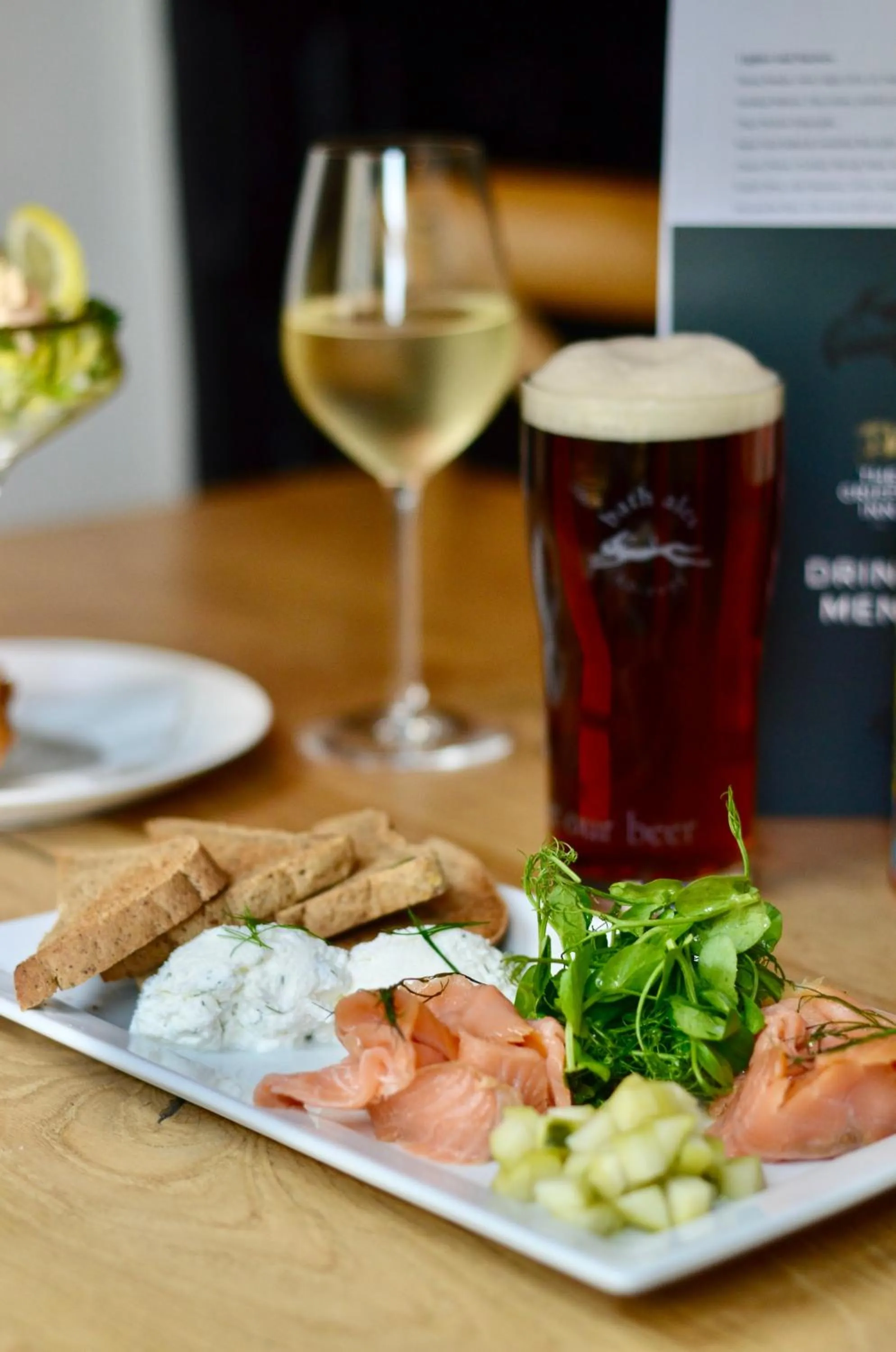 Food and drinks in The Griffin Inn Bath