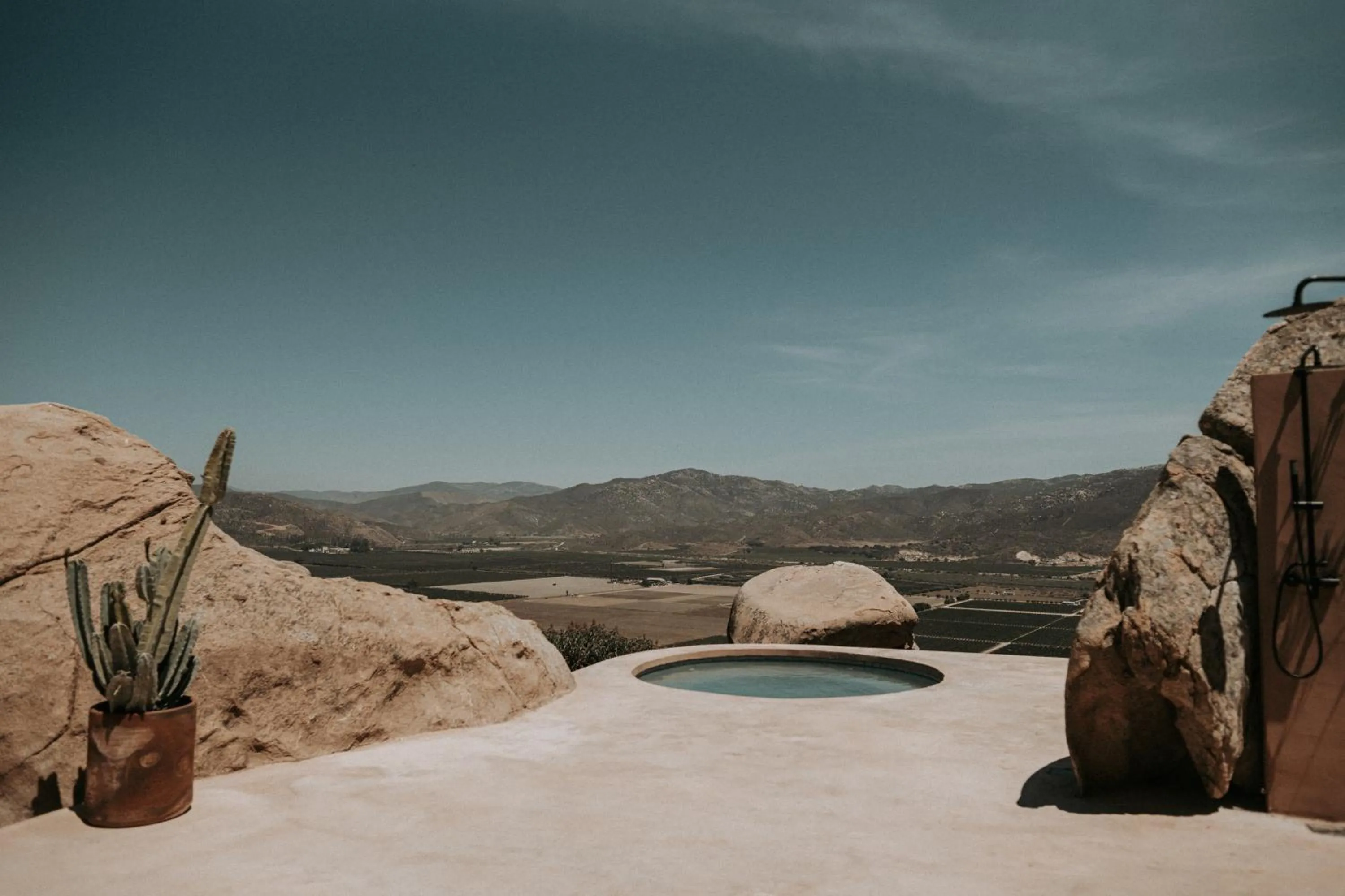 Swimming pool in MIRA Earth Studios