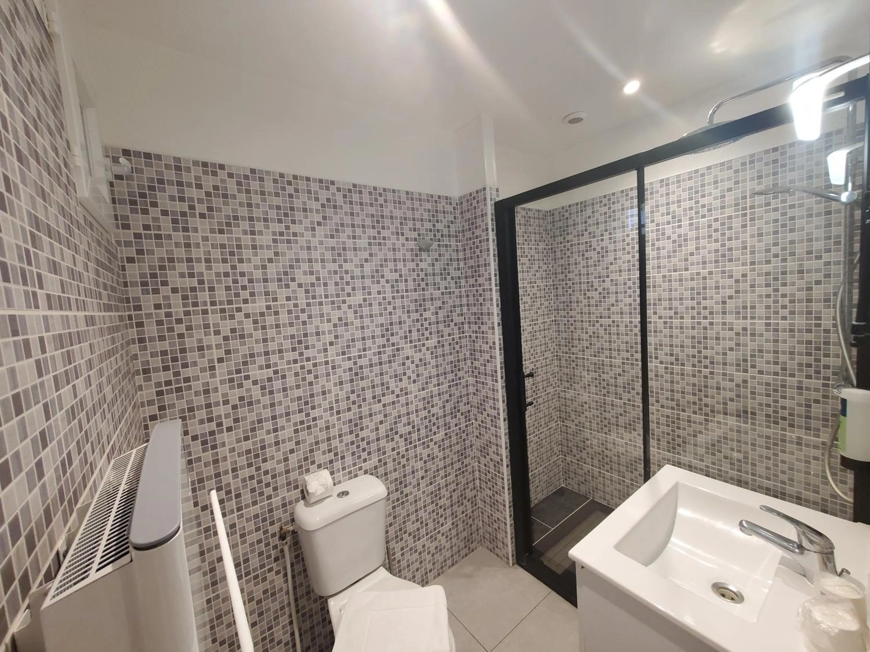 Shower in Logis Hôtel Belle Etoile Vichy