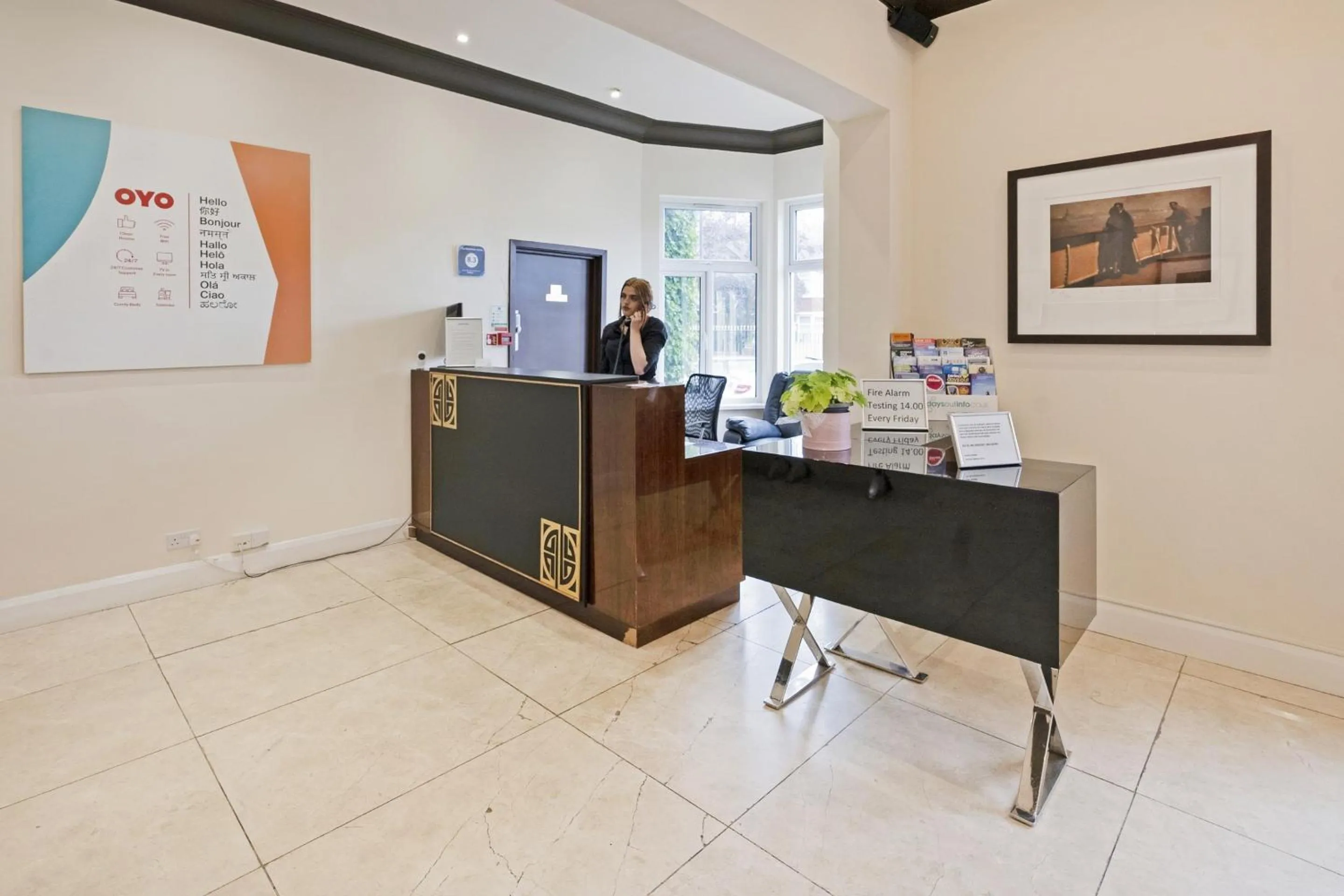 Lobby or reception in OYO The Baltimore Hotel