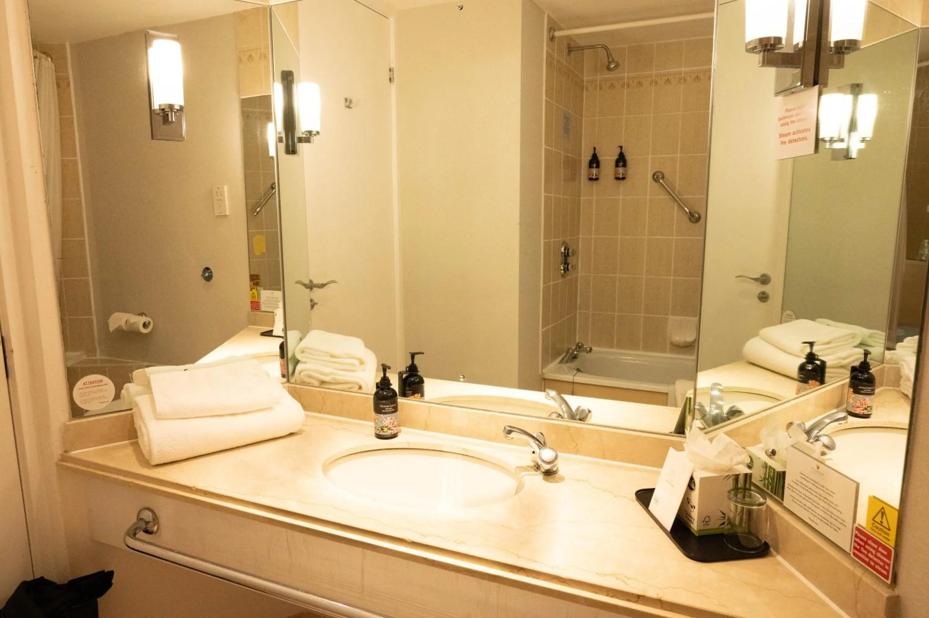 Shower in Copthorne Hotel Plymouth