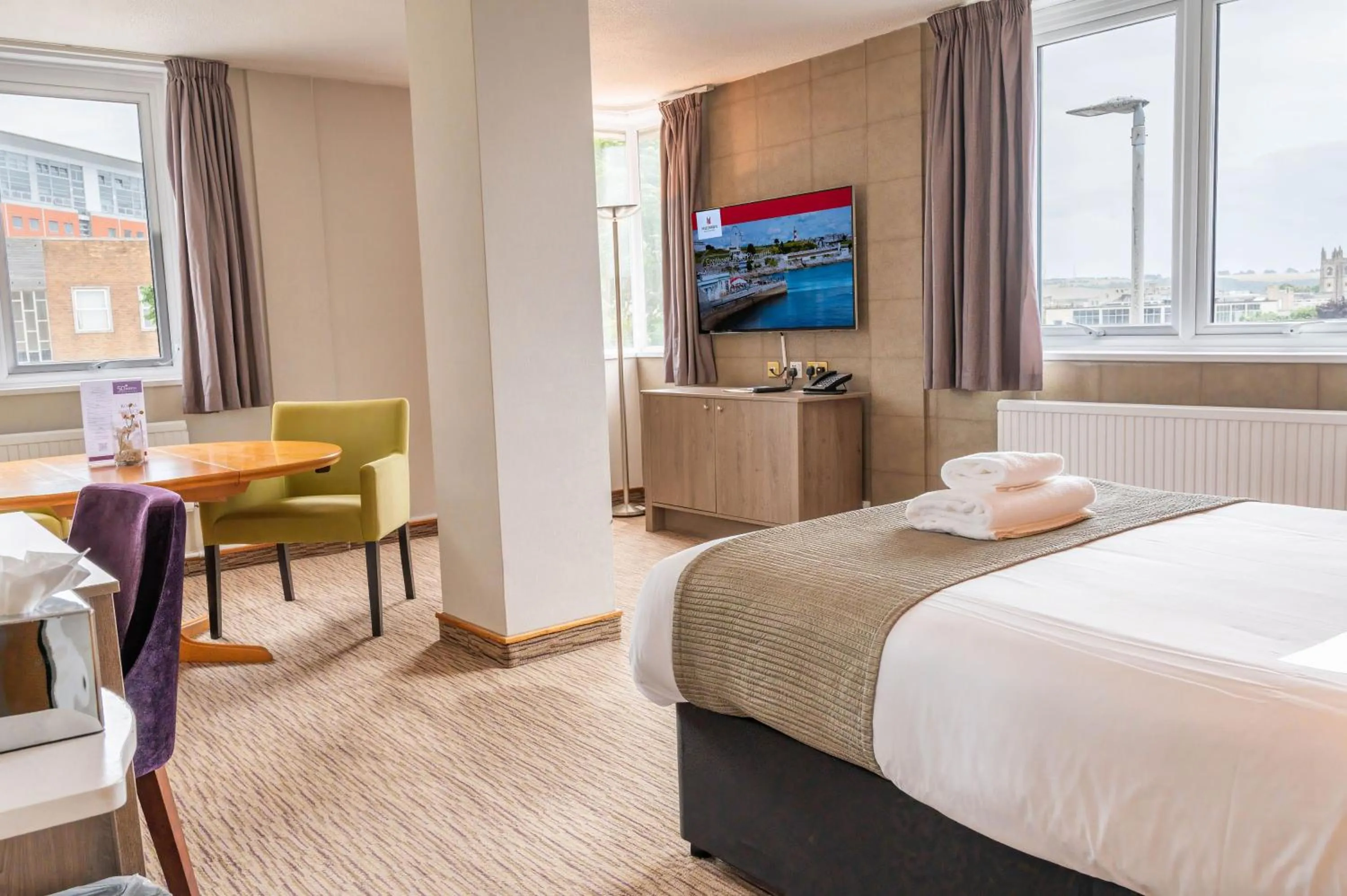 Bedroom, Bed in Copthorne Hotel Plymouth