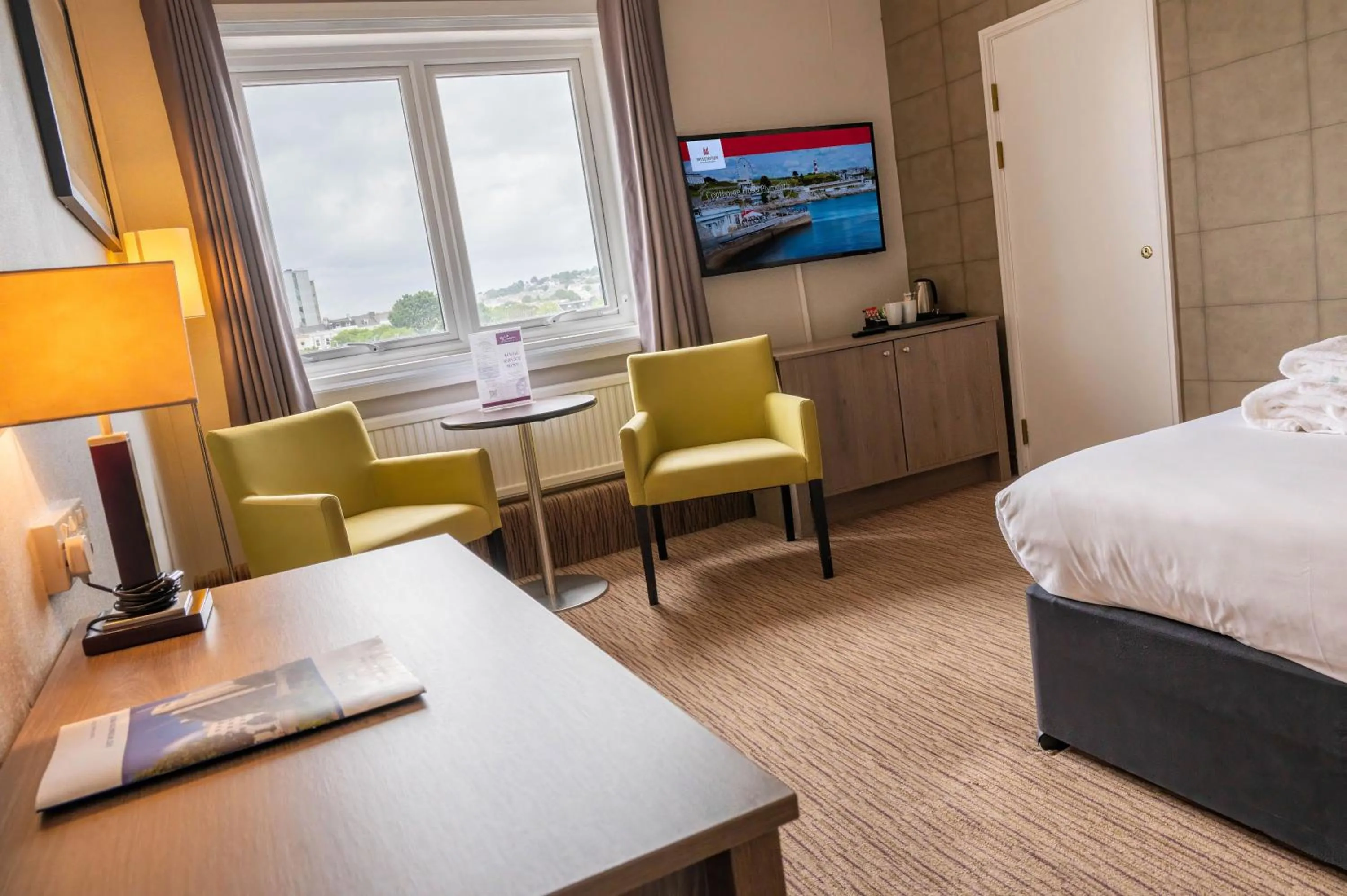 Bedroom, Bed in Copthorne Hotel Plymouth