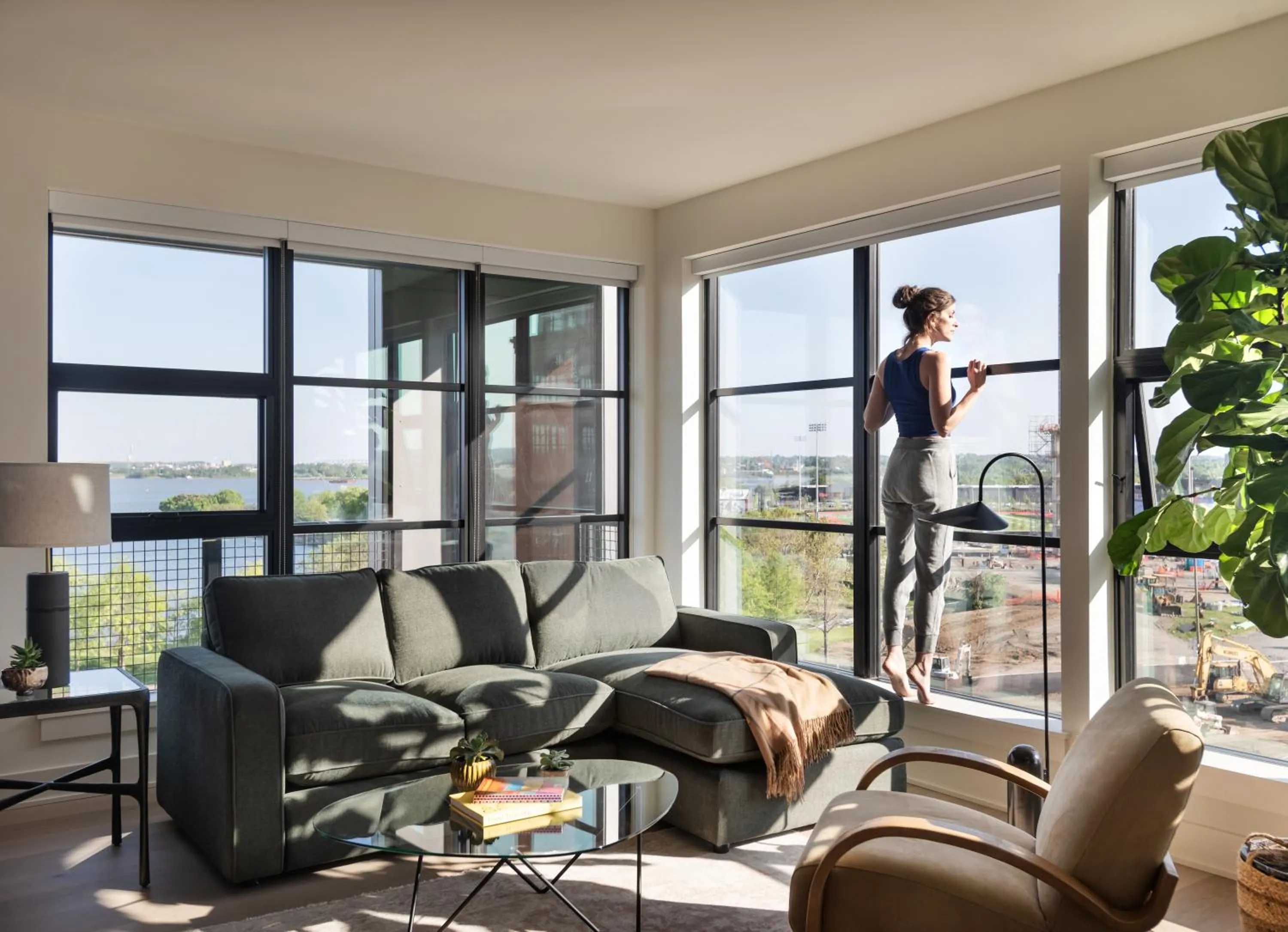 Living room in Roost Baltimore