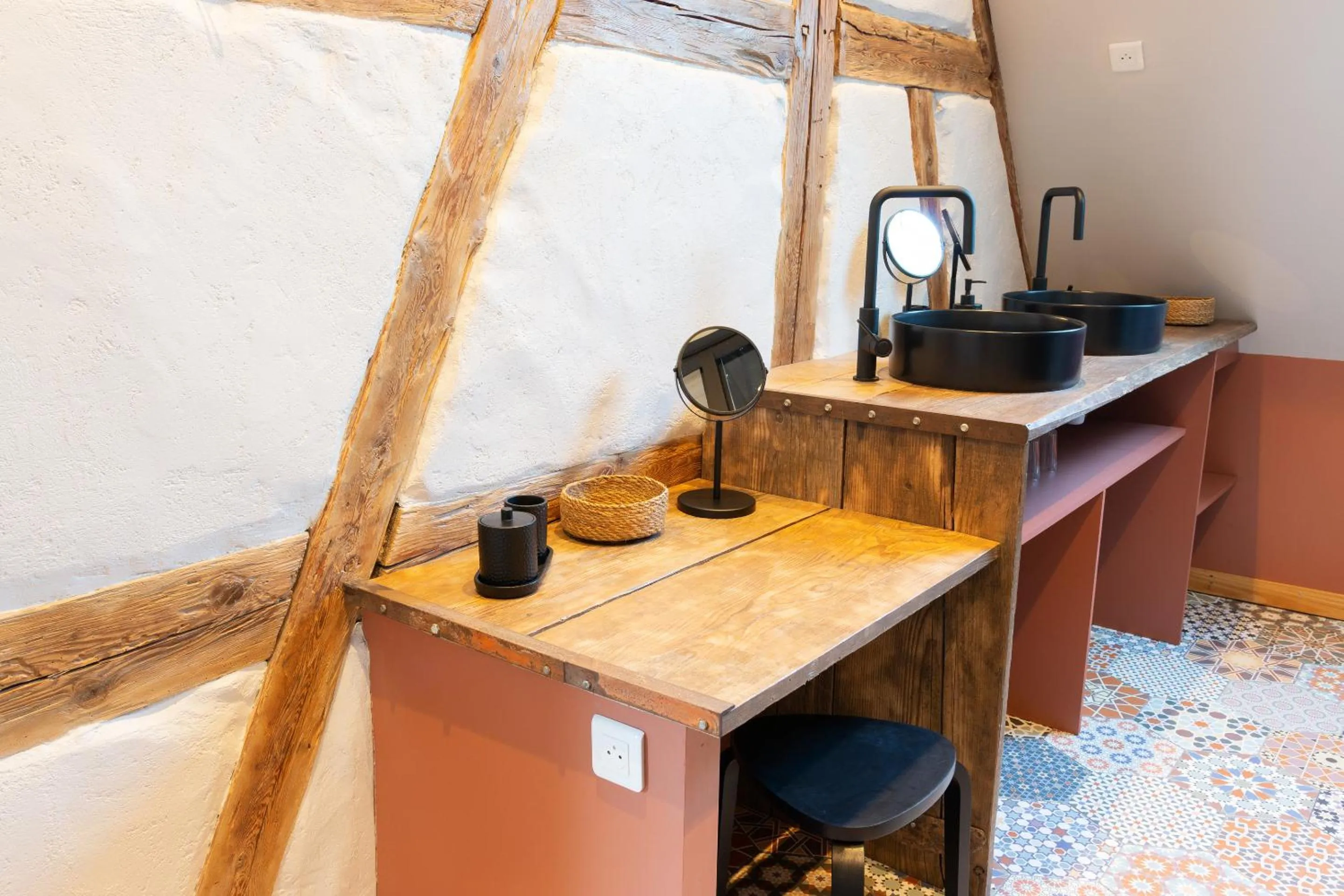 Bathroom in Domaine La Grange Ungersheim - Chambres d'Hôtes L'Inspiration