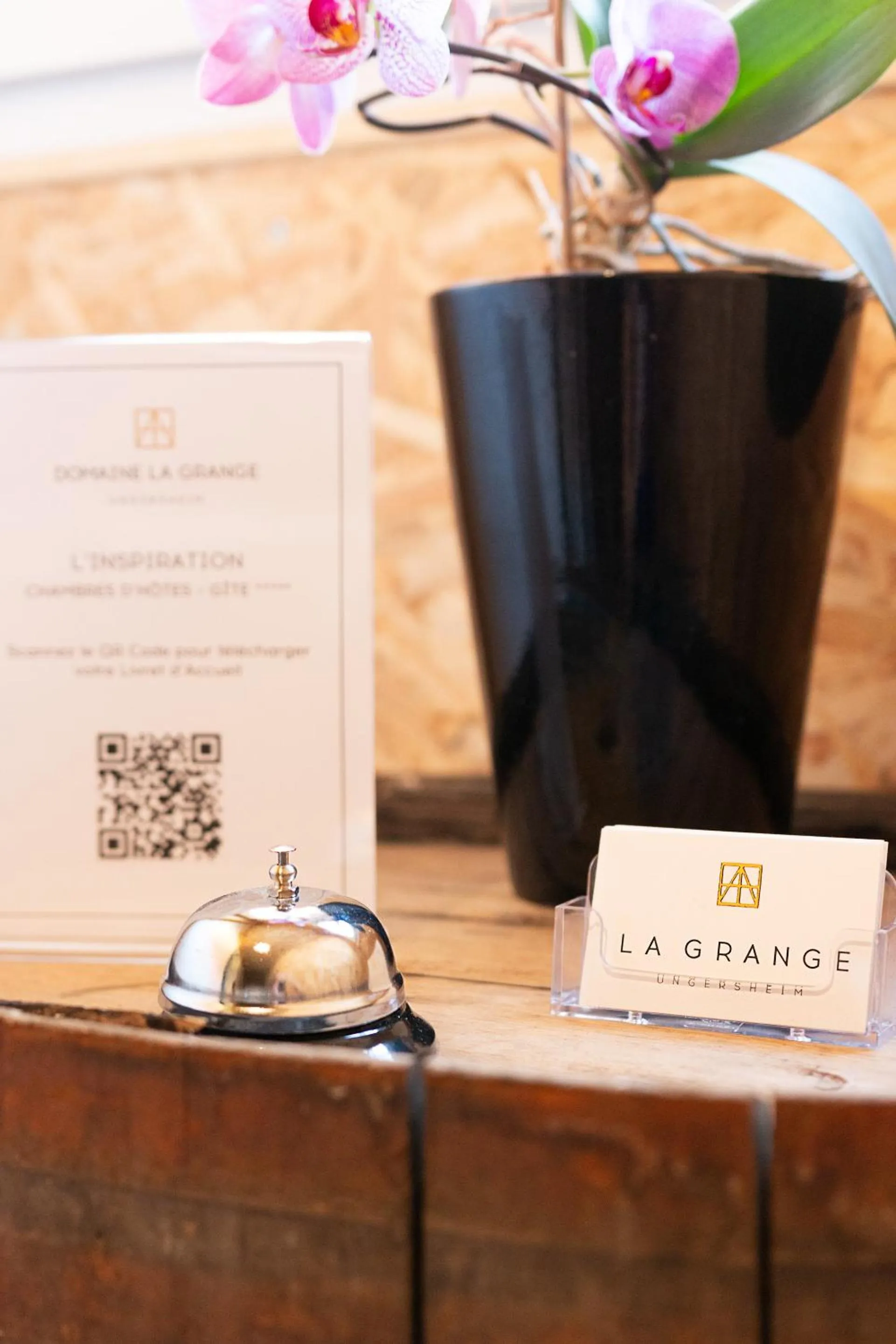 Lobby or reception in Domaine La Grange Ungersheim - Chambres d'Hôtes L'Inspiration