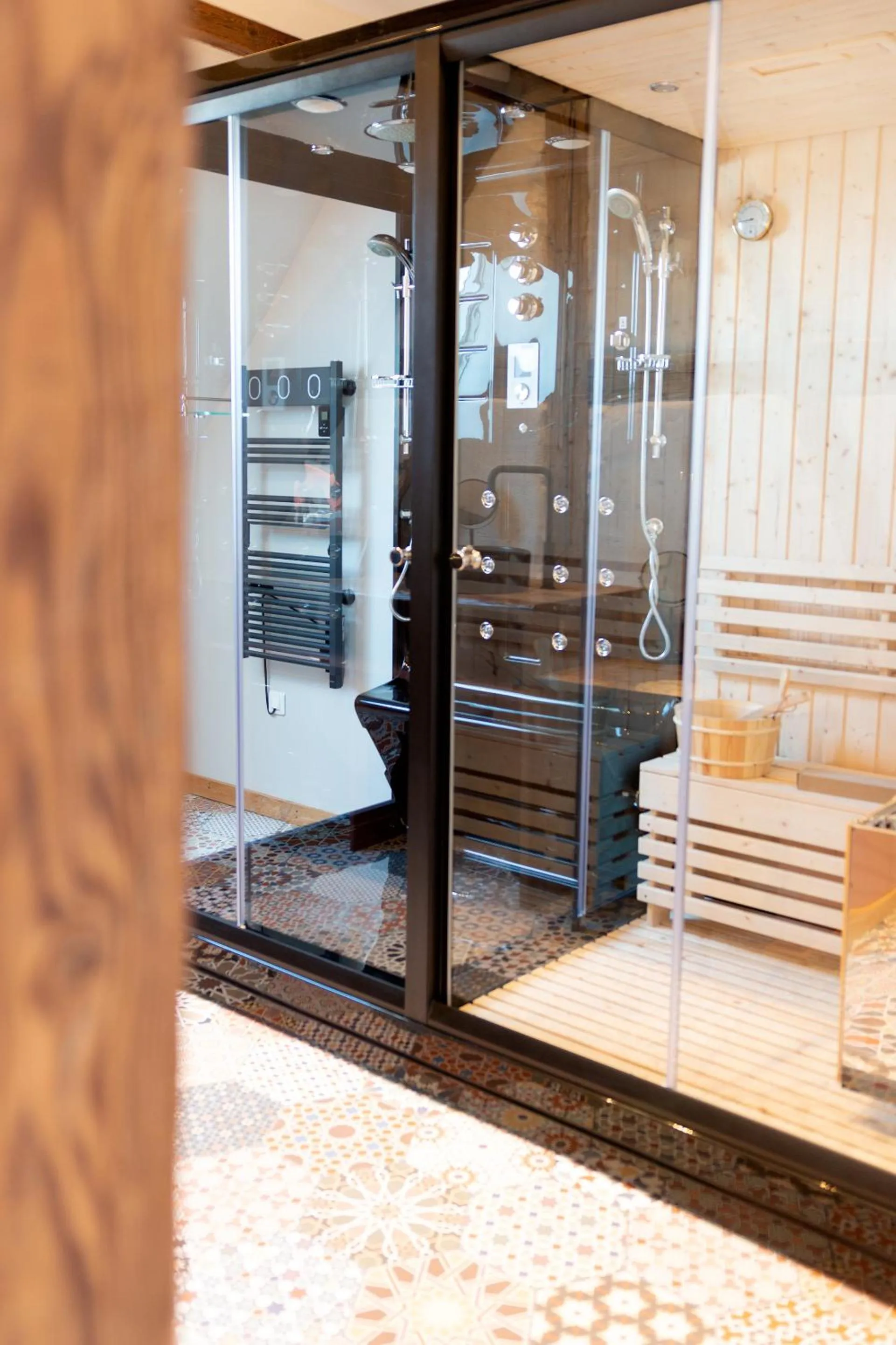 Bathroom in Domaine La Grange Ungersheim - Chambres d'Hôtes L'Inspiration