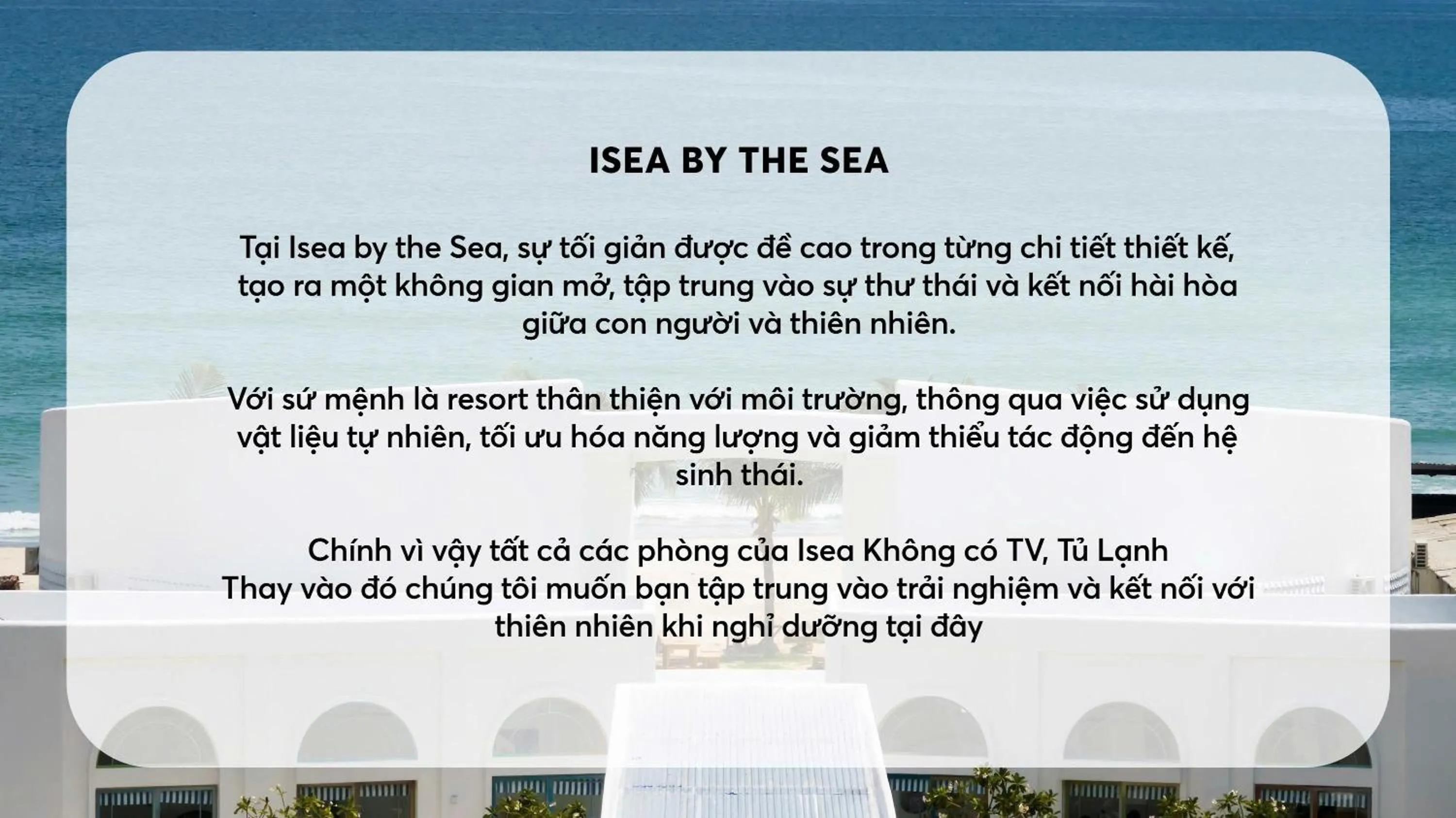 Text overlay in iSea by the sea