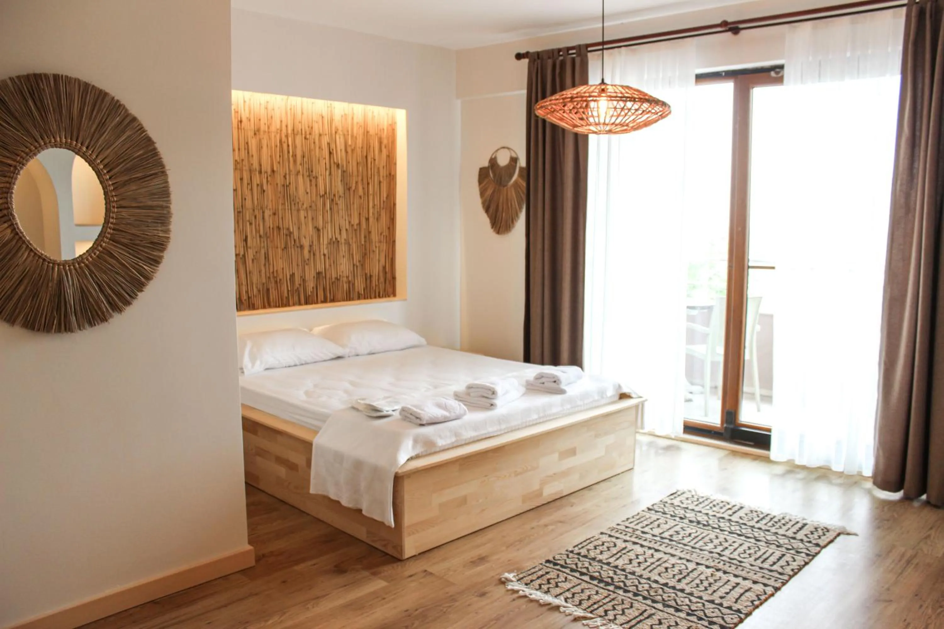 Photo of the whole room, Bed in The Roof Ada