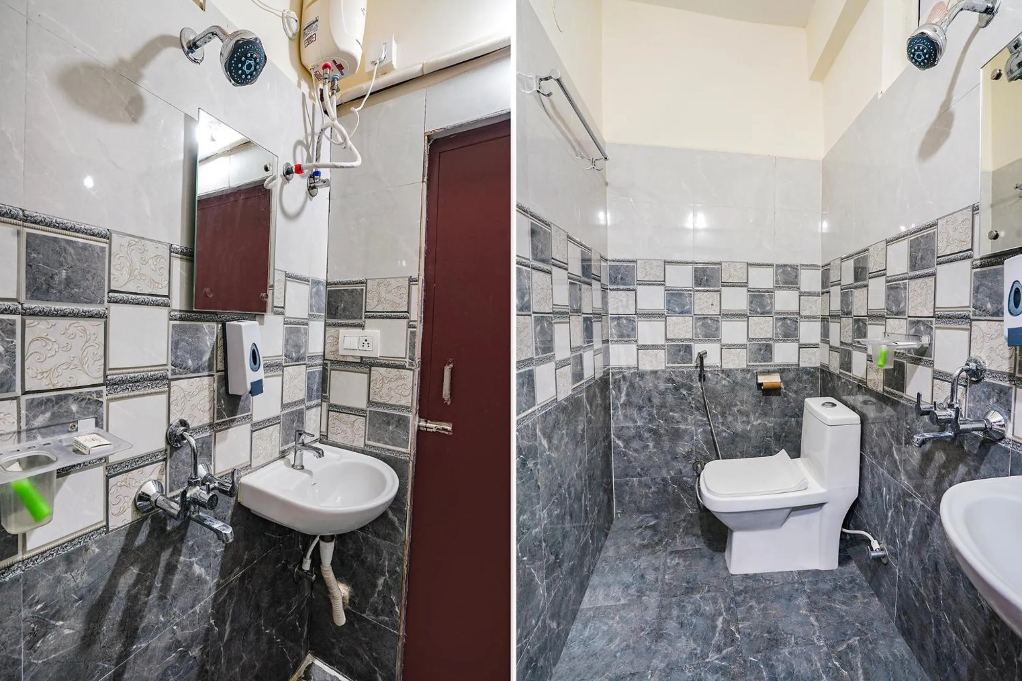 Bathroom in FabHotel Sri Karthikeya Grand - Nr Nexus Mall, Kukatpally