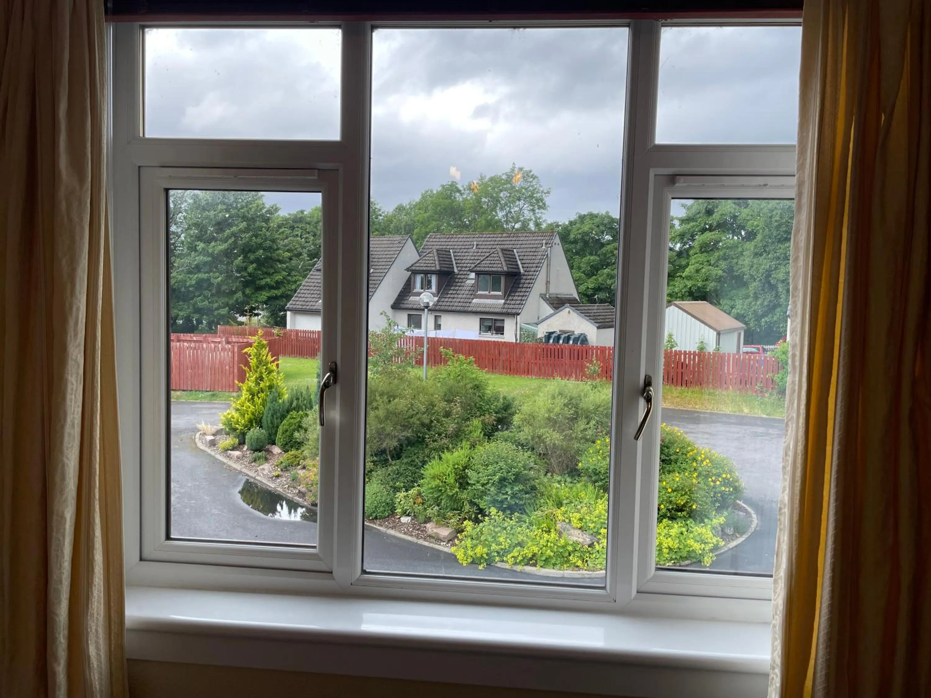 Garden view in The Royal Hotel