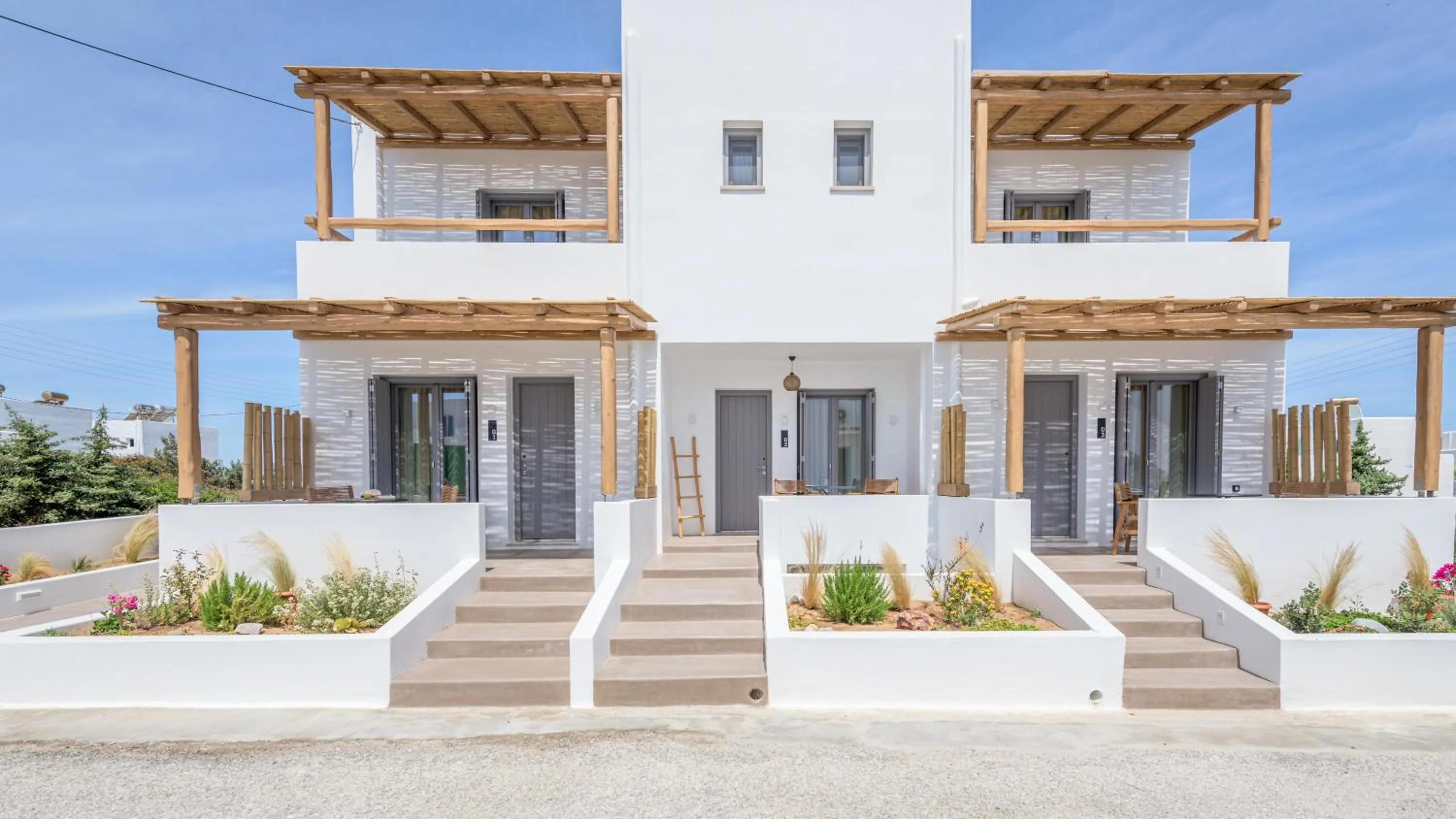 Property building in Nove Milos Luxury by Estia