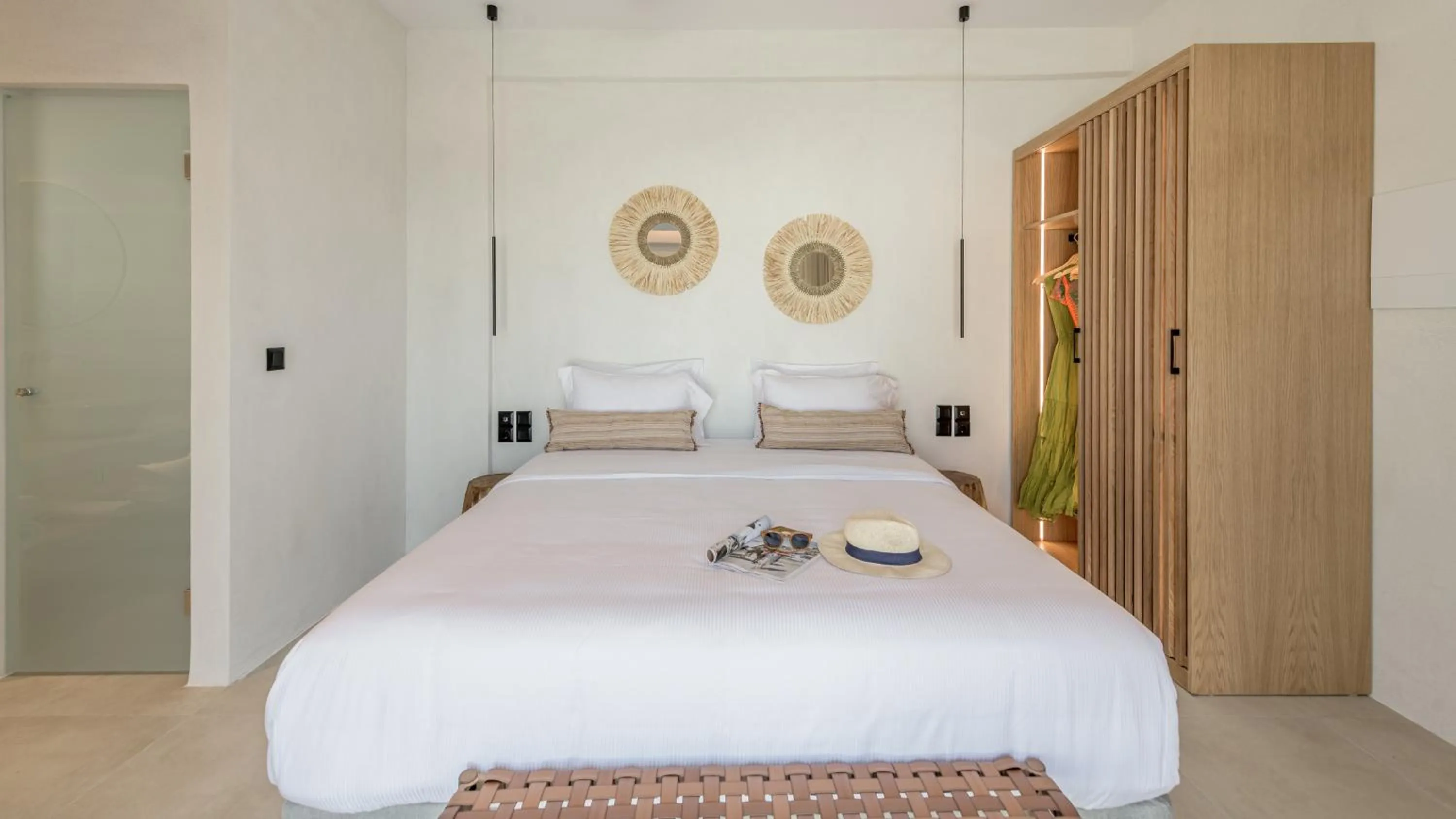 Bed in Nove Milos Luxury by Estia