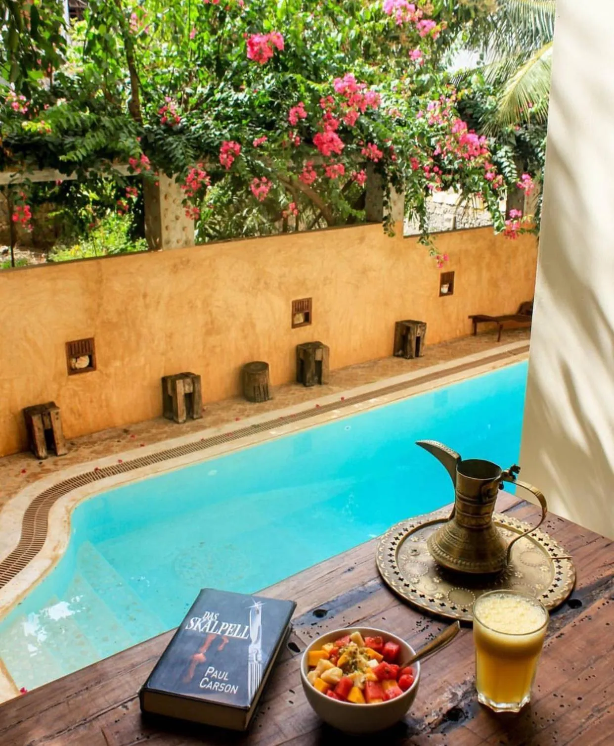 Swimming pool in Msafini Hotel