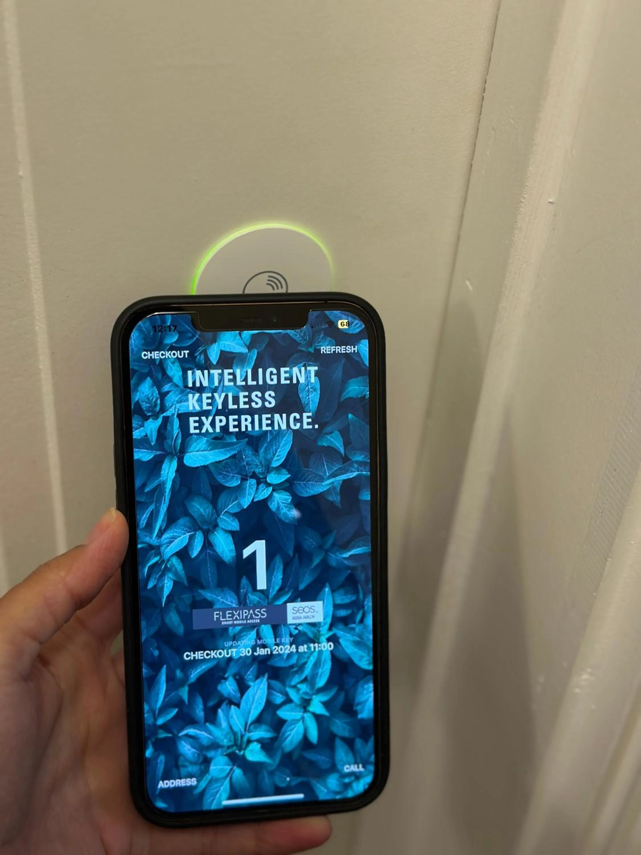 Text overlay in Old Town House, Margate