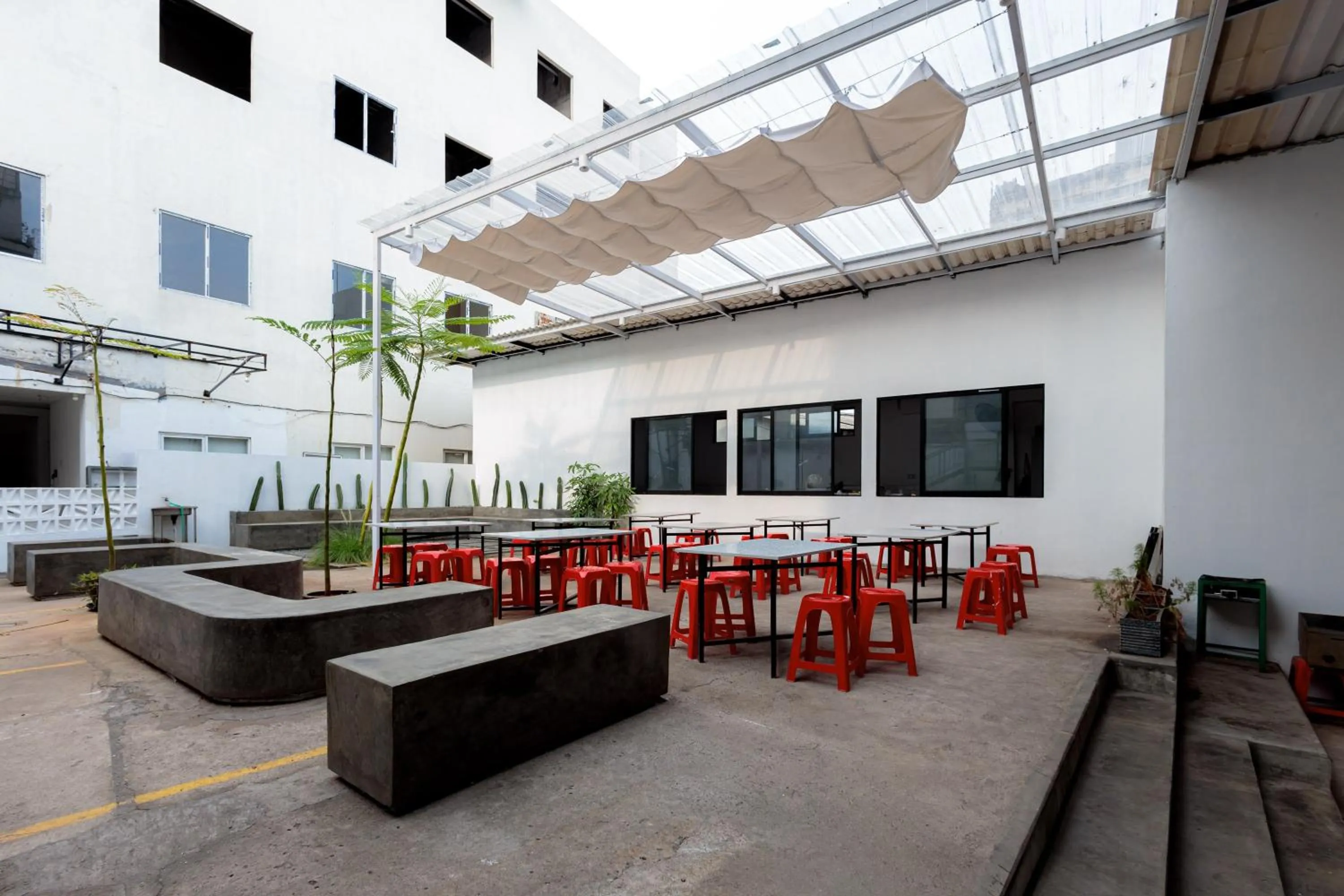 Property building in RedDoorz near Mangga Dua Mall