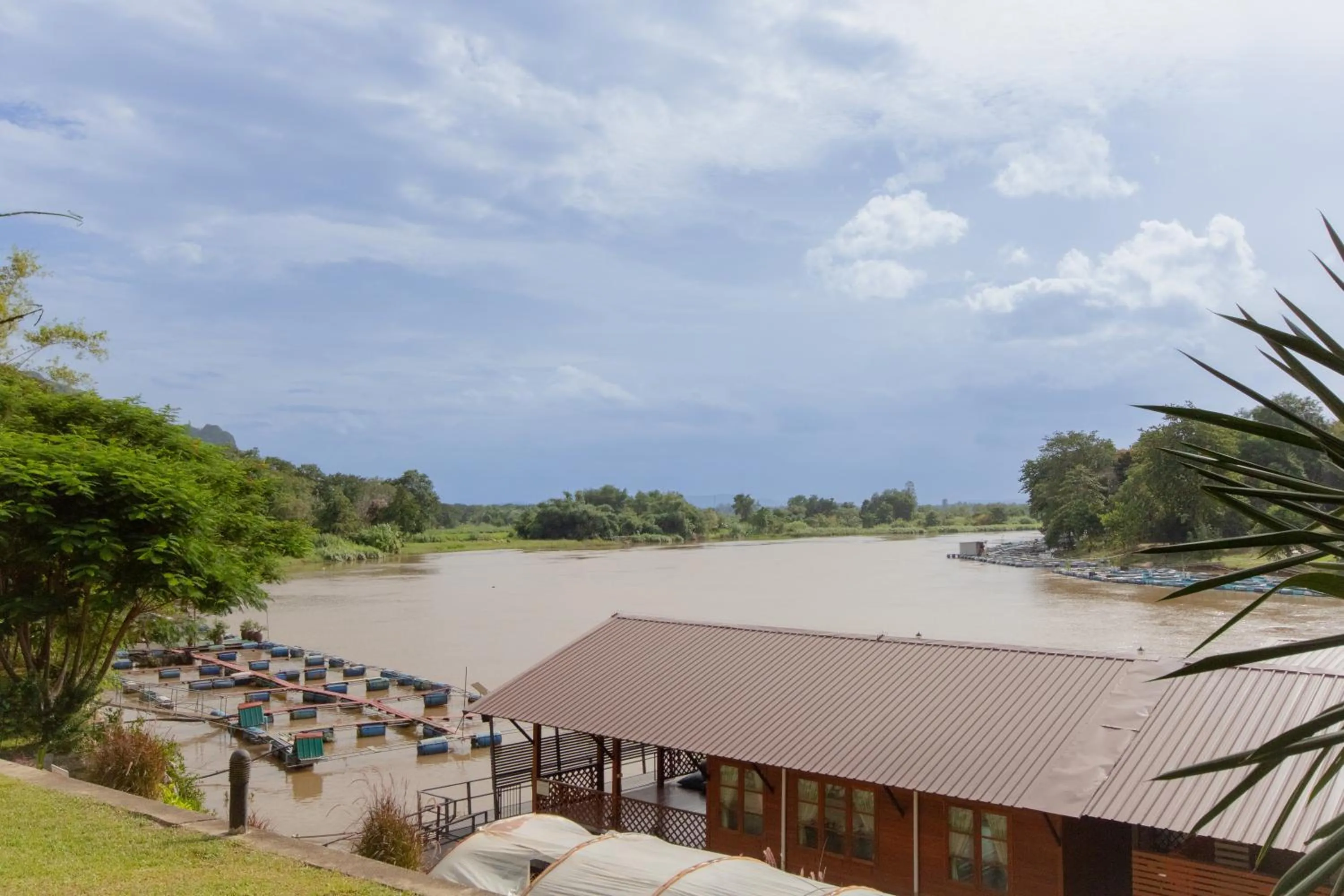 River view in Namsai Resort Kanchanaburi