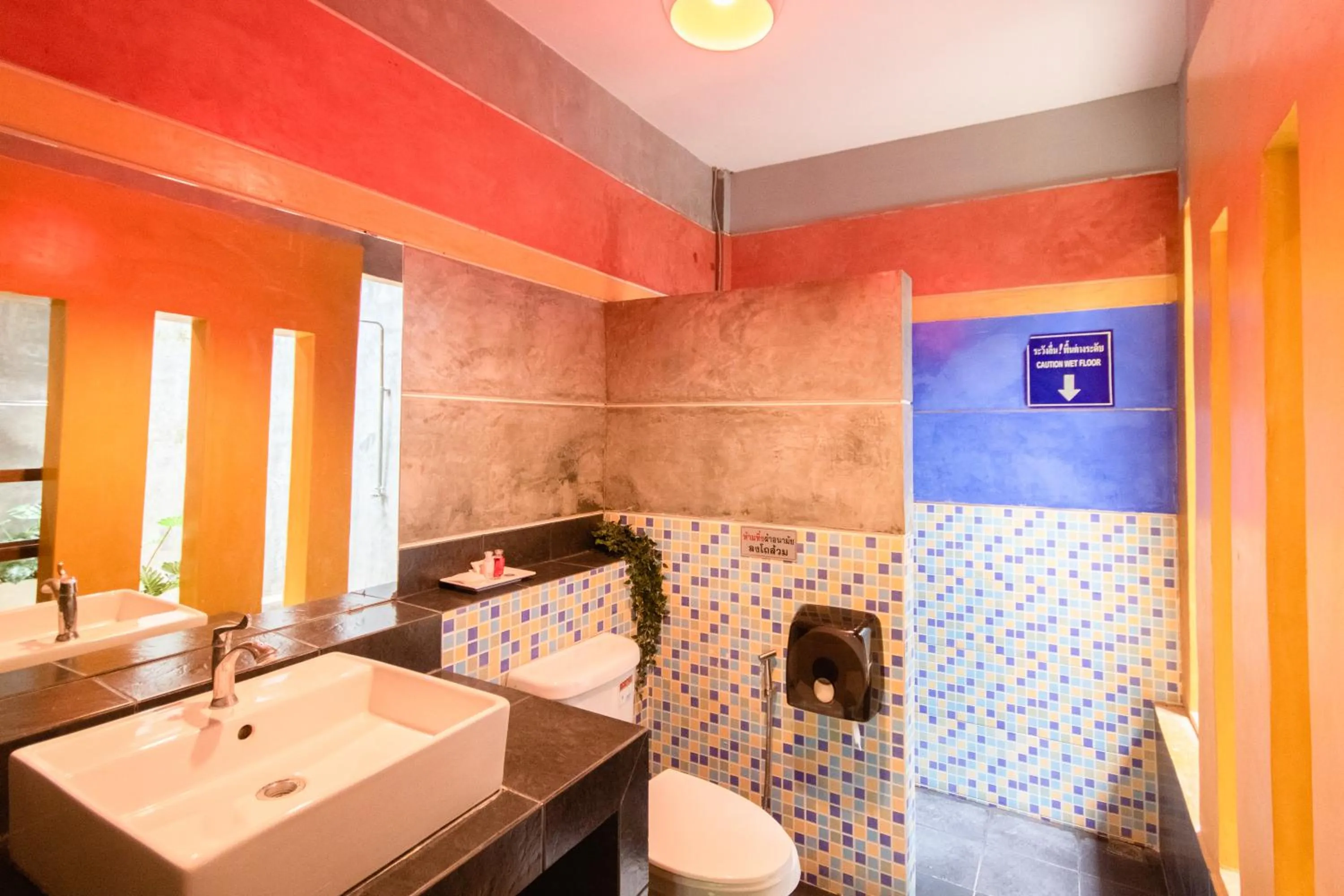 Toilet in Namsai Resort Kanchanaburi