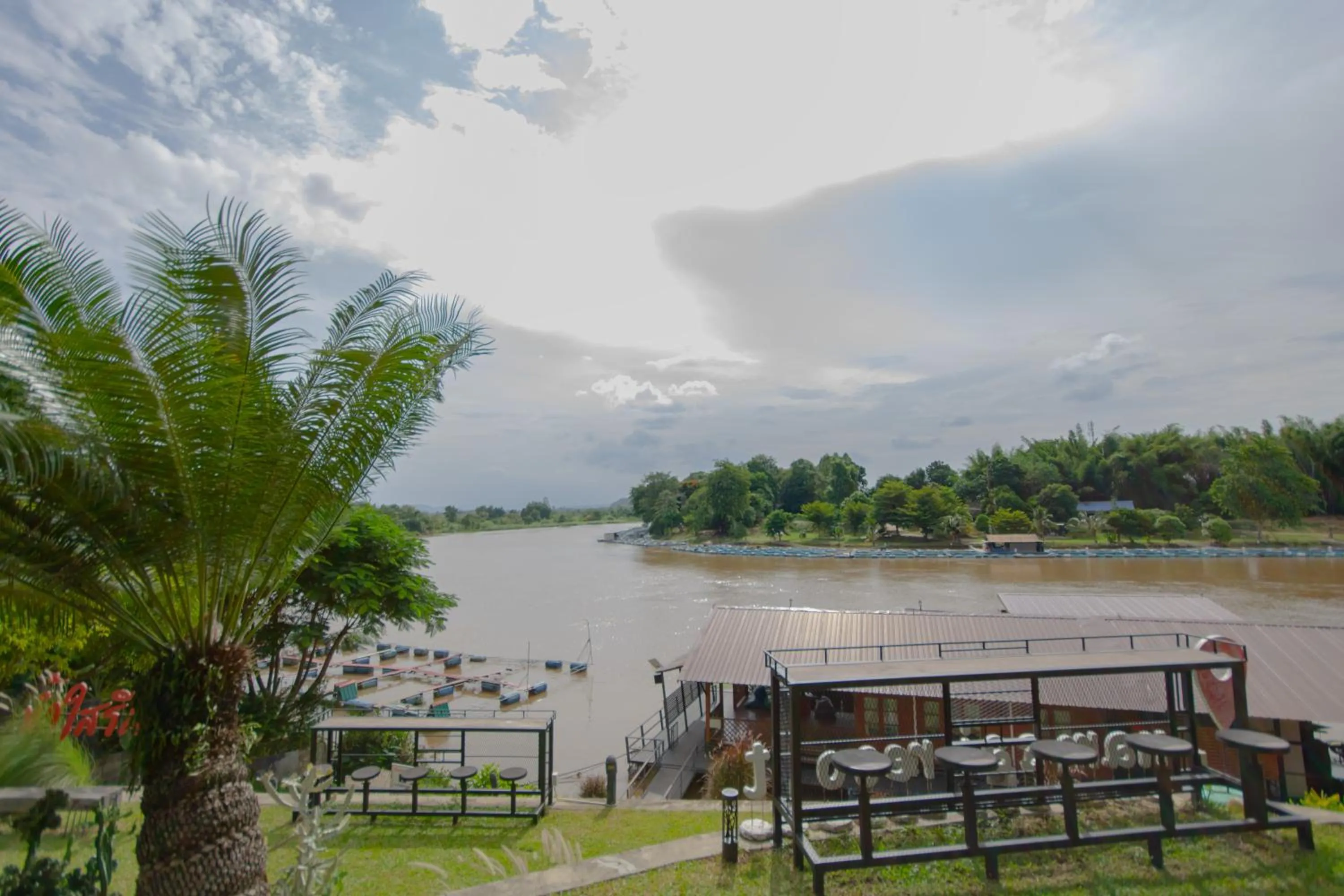 River view in Namsai Resort Kanchanaburi