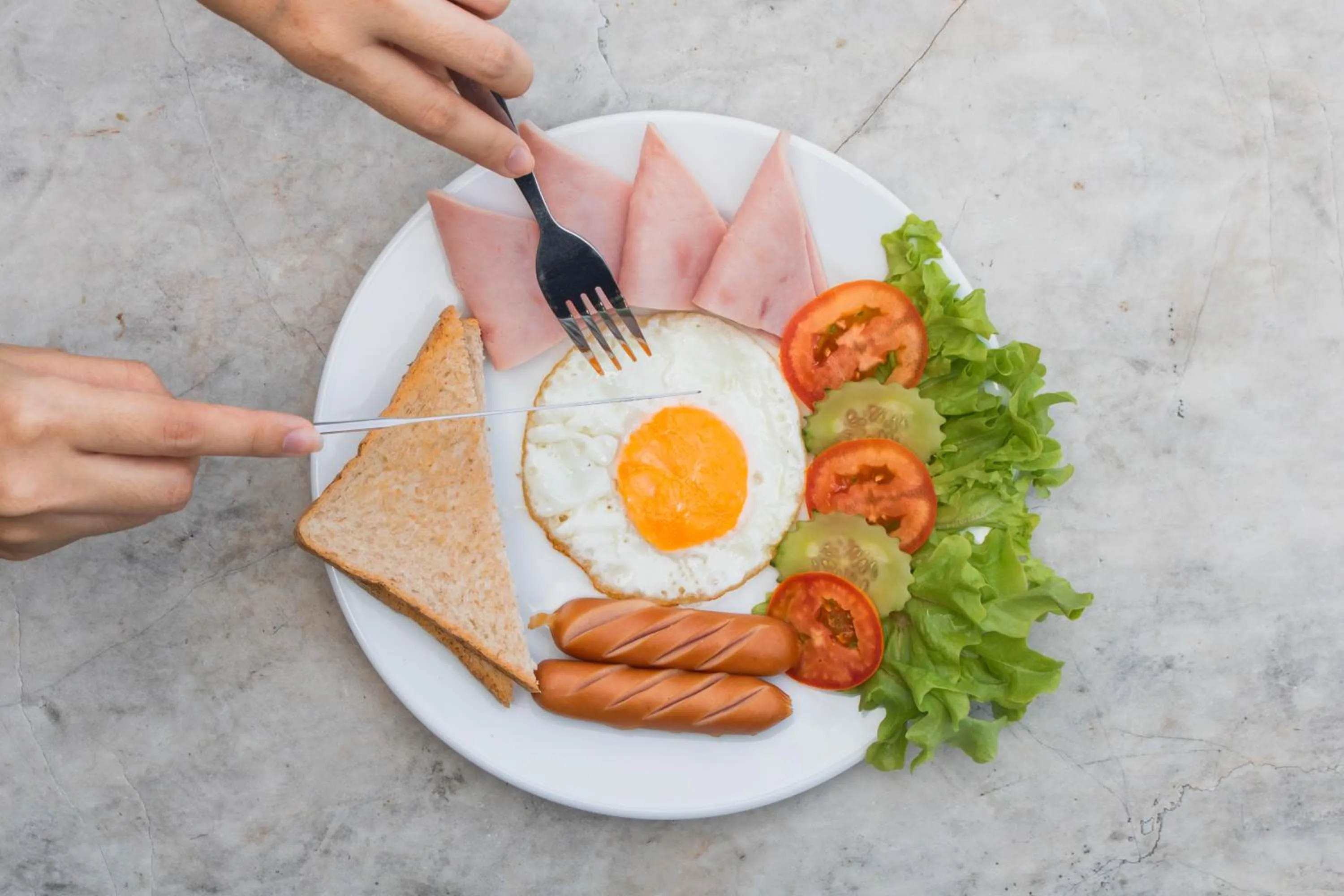 Breakfast in Namsai Resort Kanchanaburi