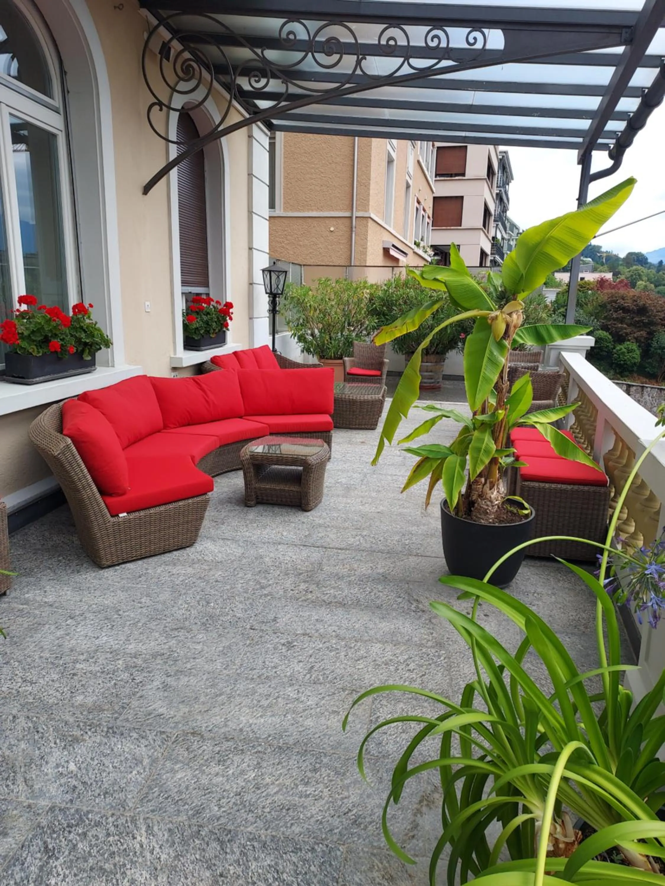 Balcony/Terrace in Hotel Royal Luzern