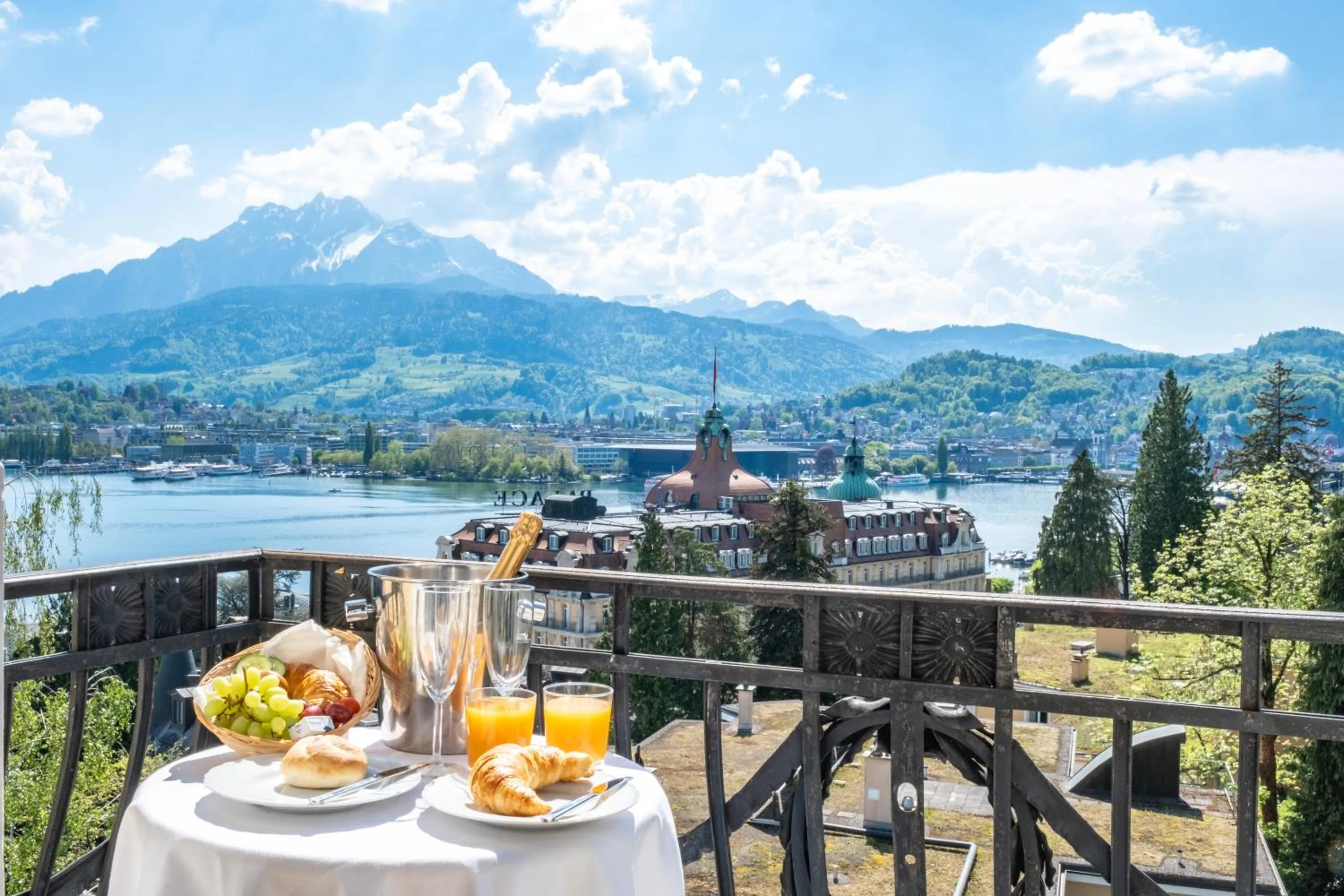 Natural landscape in Hotel Royal Luzern