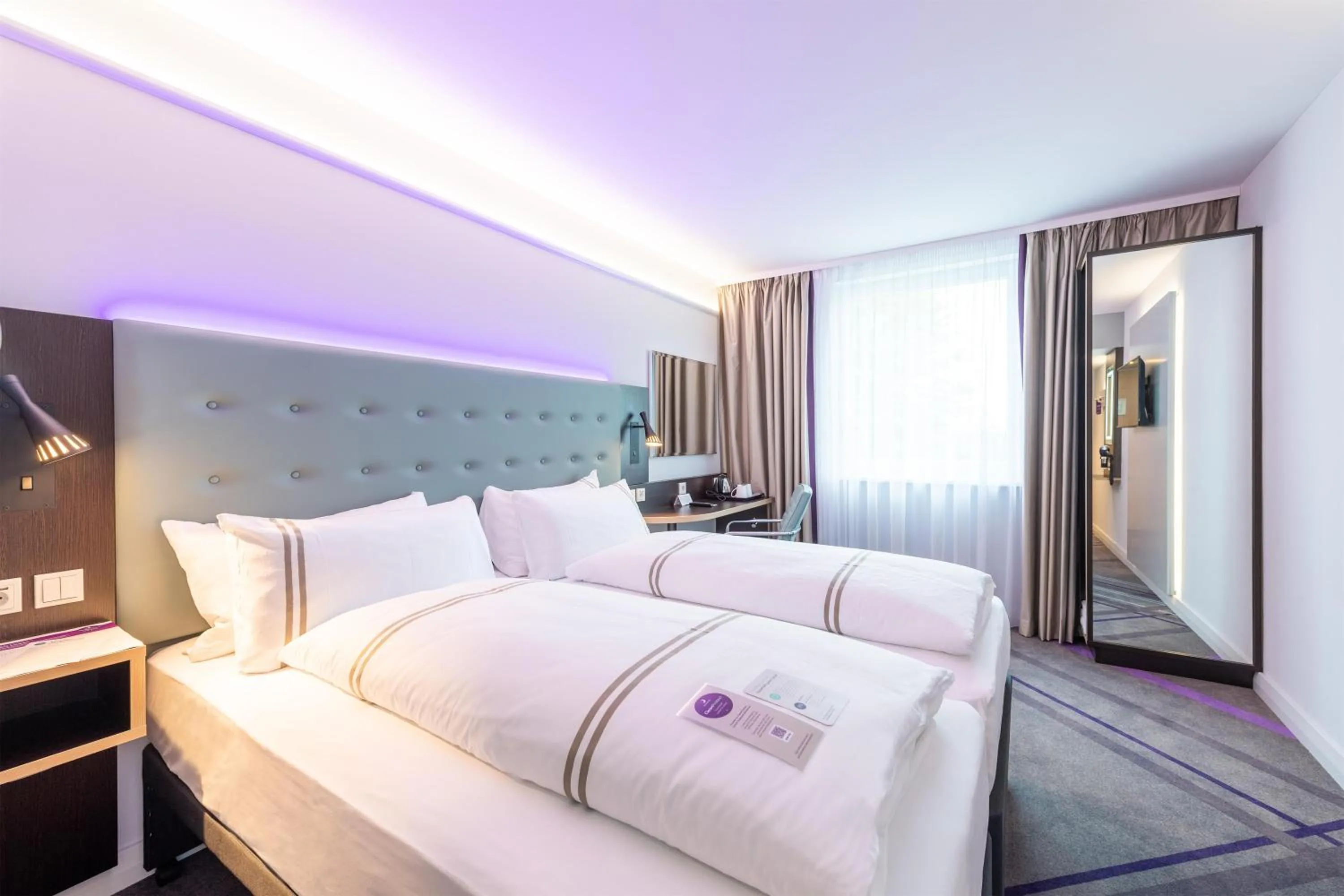 Bedroom, Bed in Premier Inn München Airport Ost