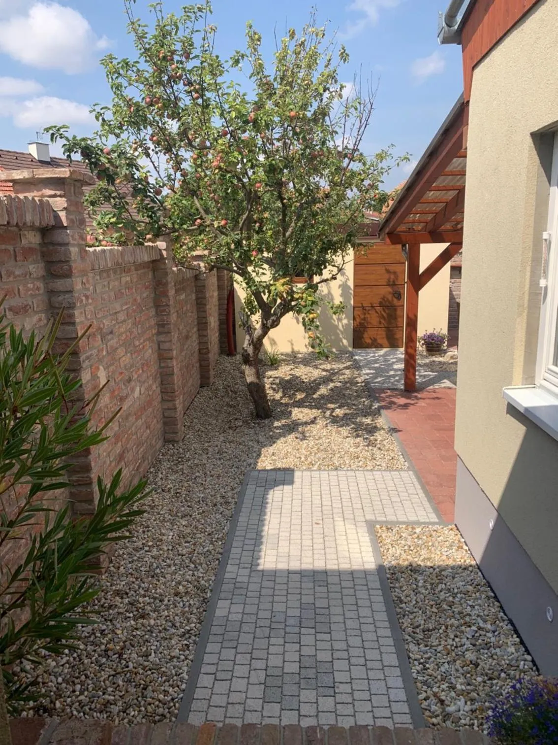 Garden view in Dům na jihu Valtice