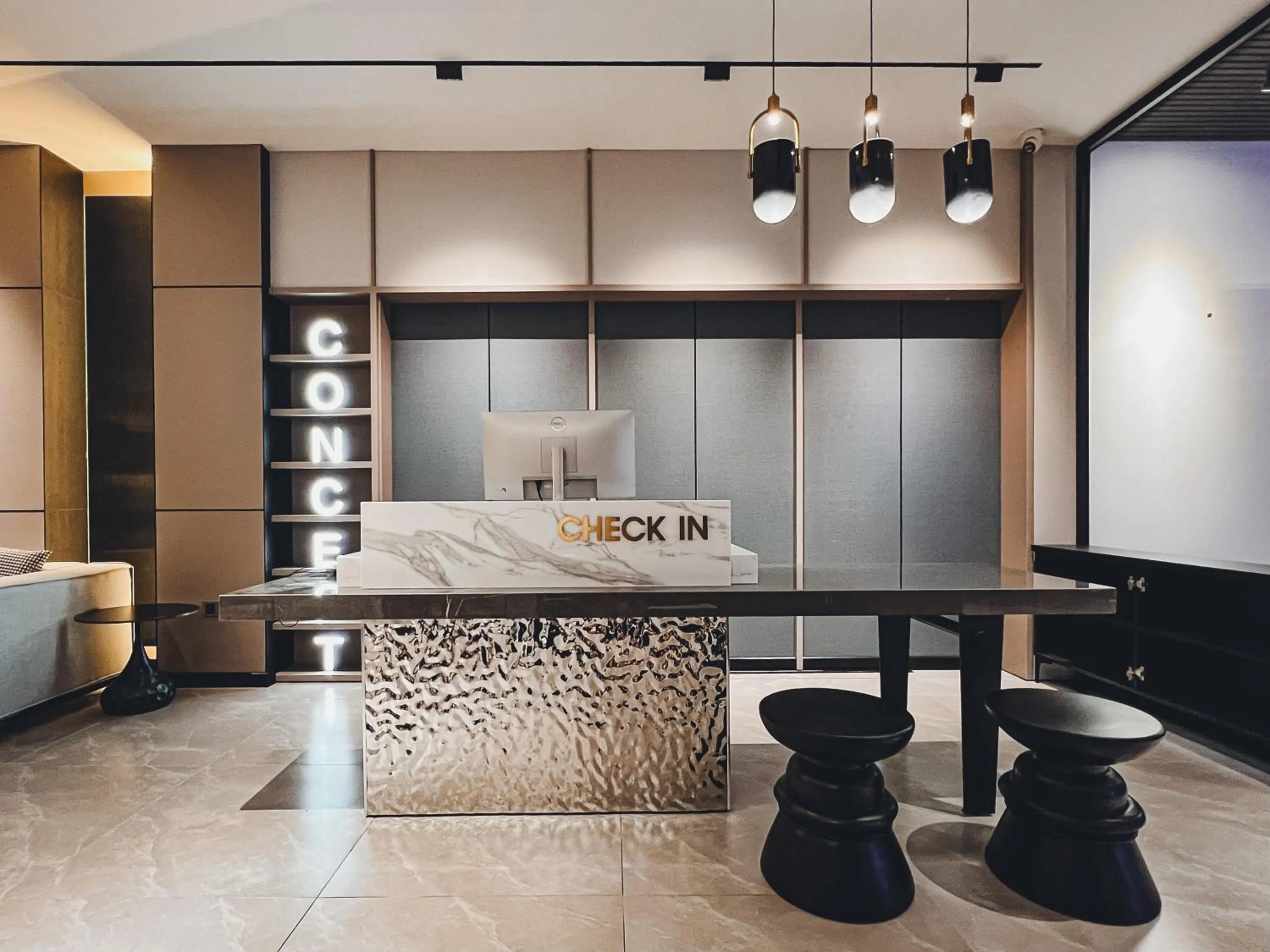 Lobby or reception in The Concept Hotel HCMC- District 1