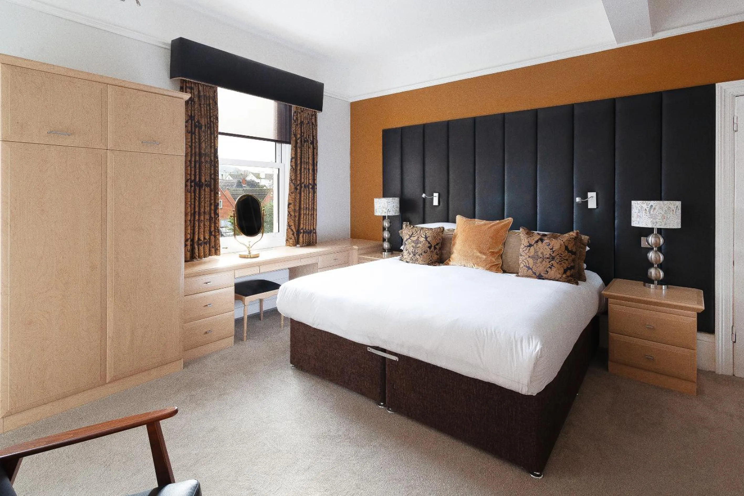 Bed in Beaumont House