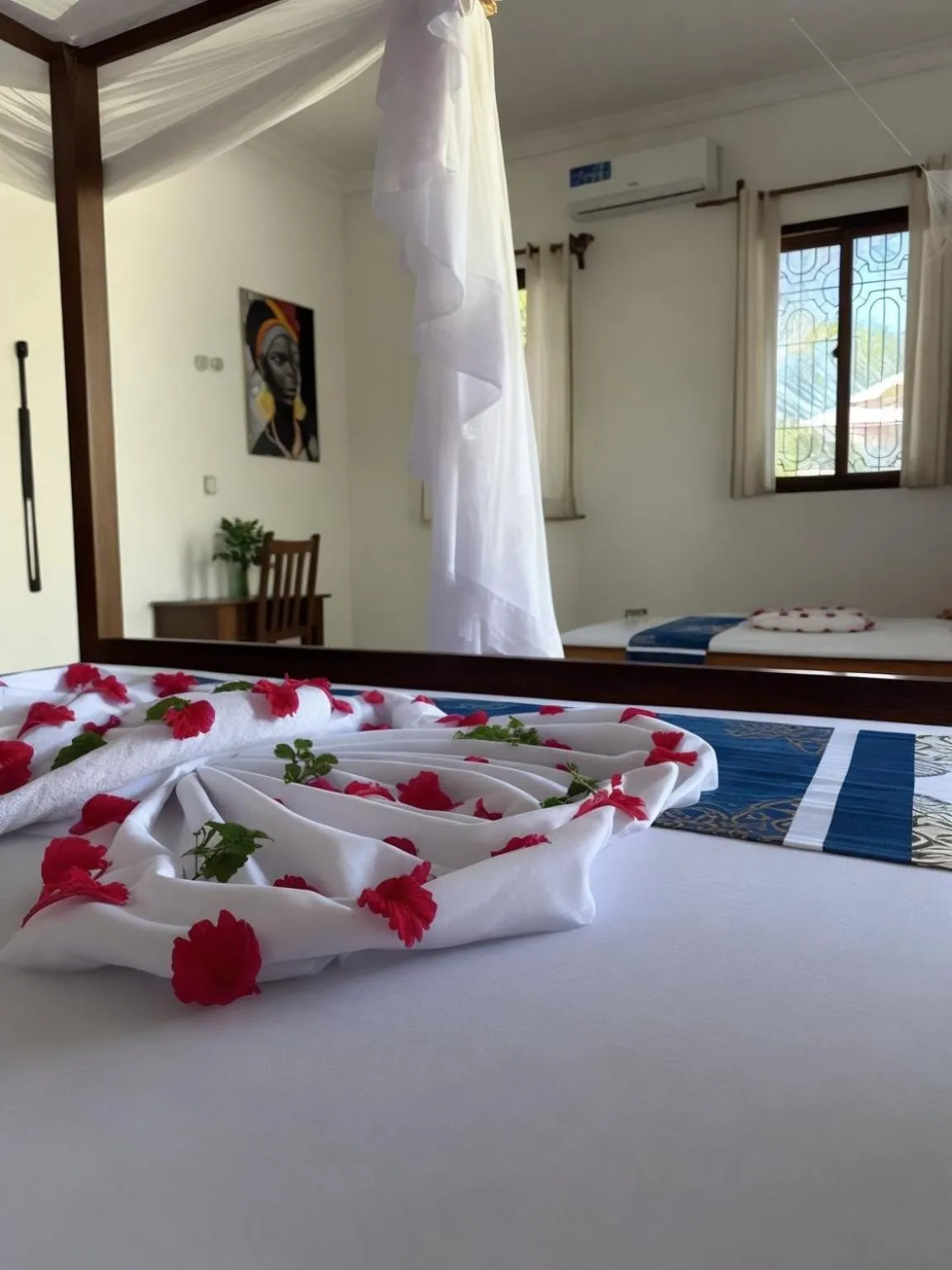 Bedroom, Bed in Amber Lodge