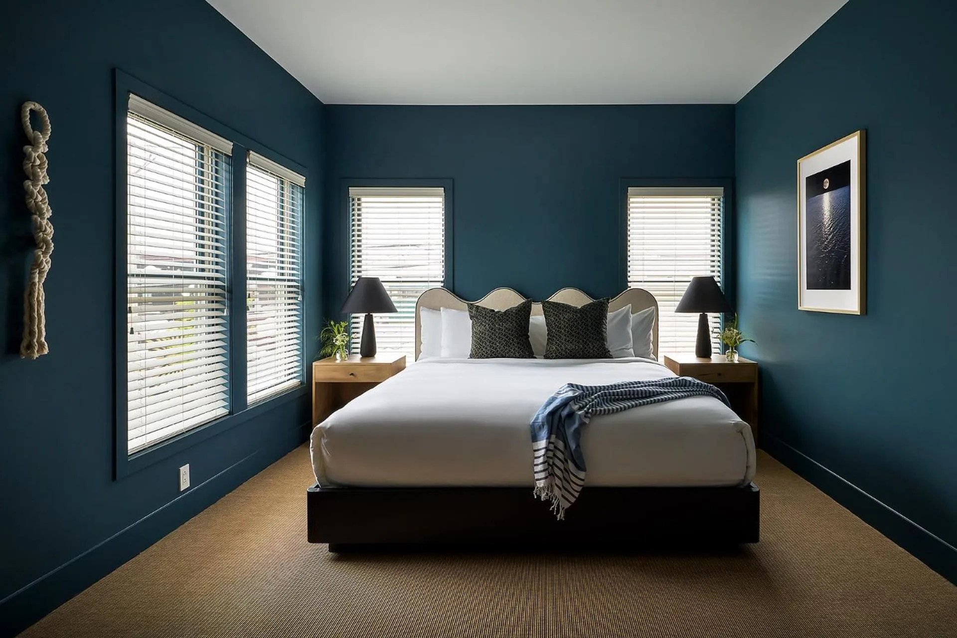 Bed in The Neighborhood Hotel New Buffalo