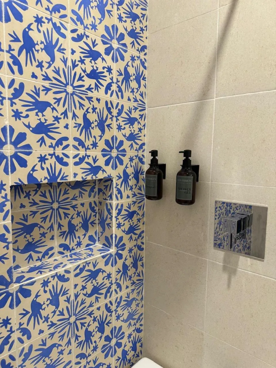 Shower in Frater Yucatán Hotel