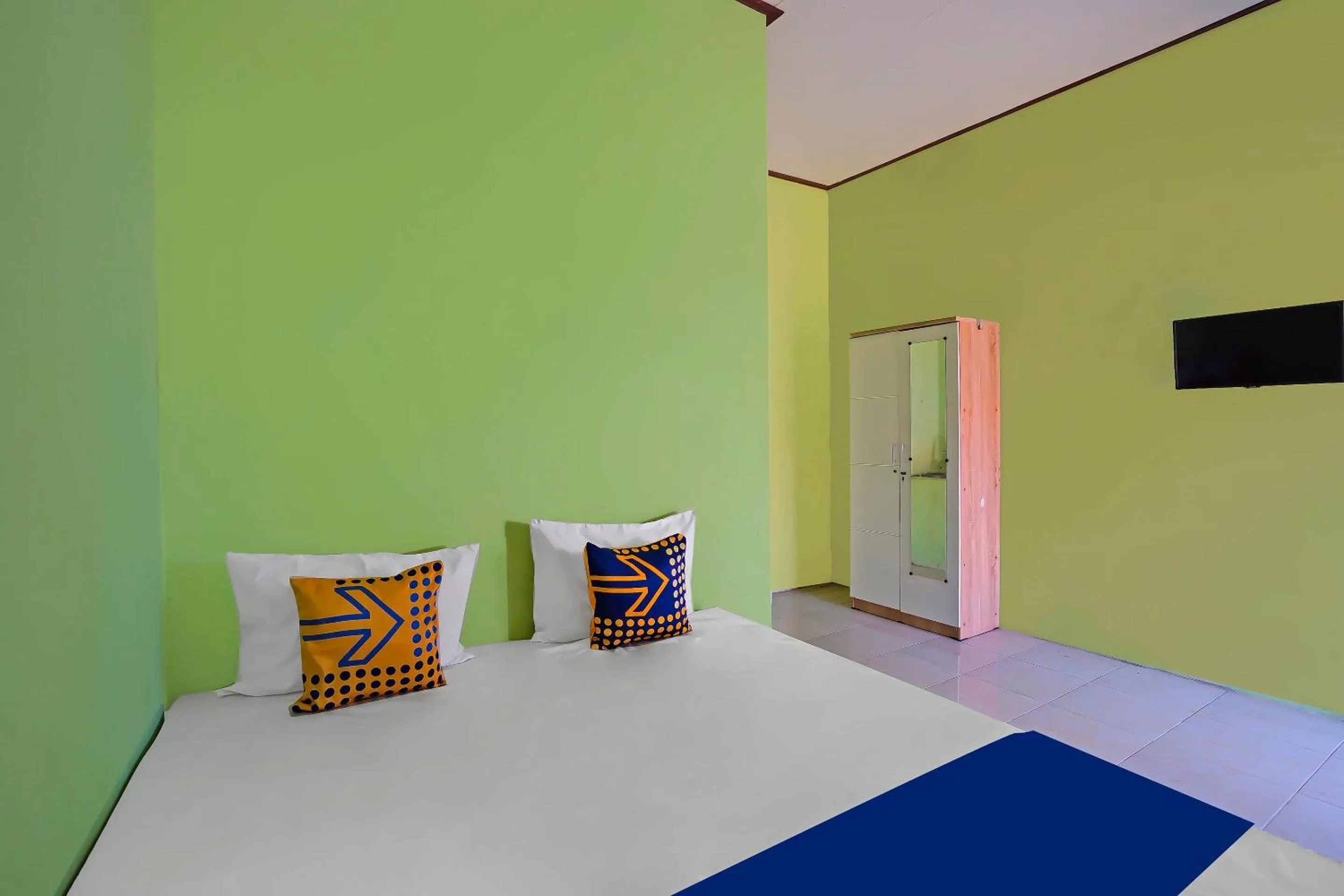 Bedroom in Hotel O Guesthouse Prima SyariahNearGPdI Anugerah