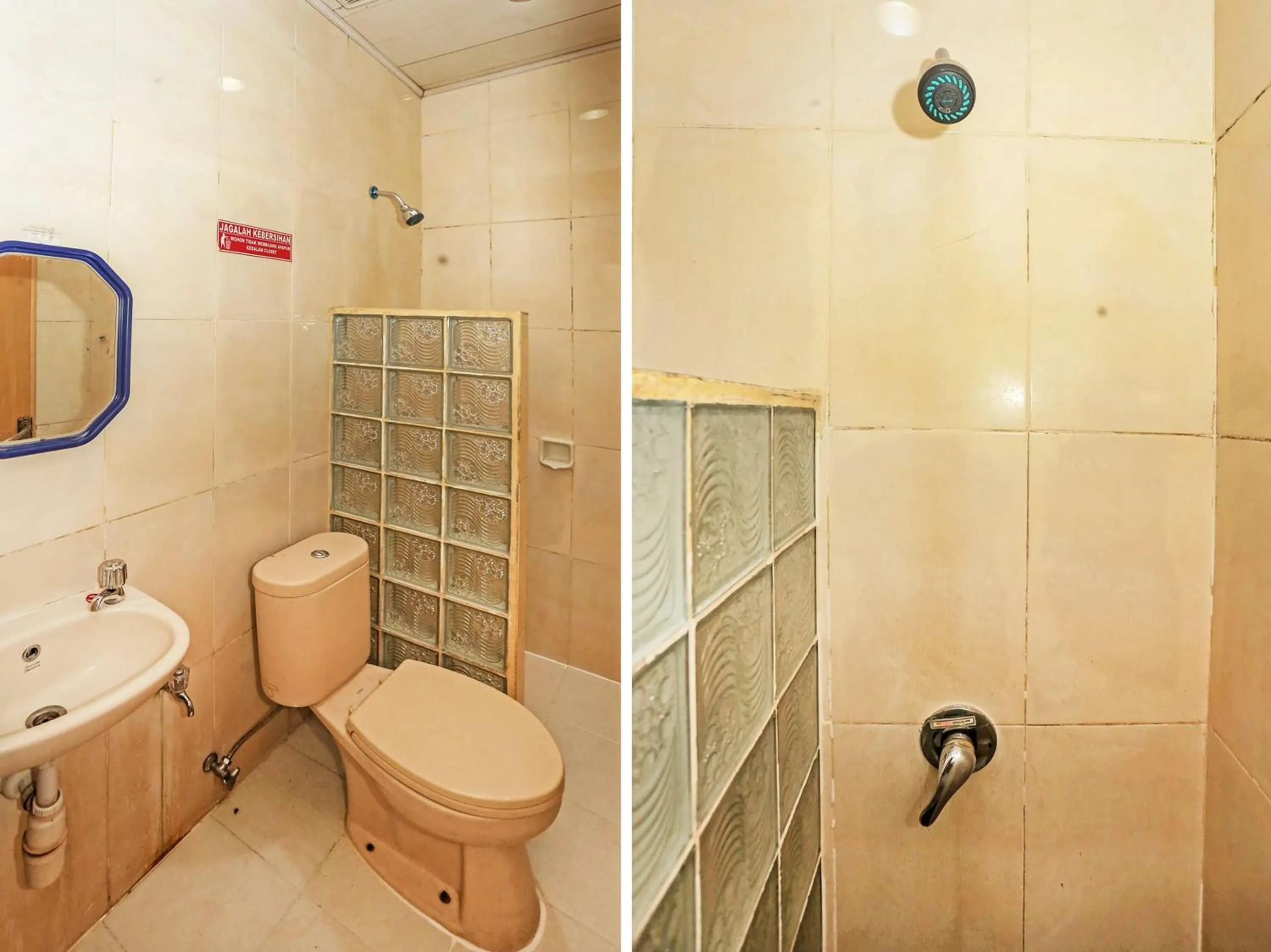 Bathroom in Hotel O Bsd