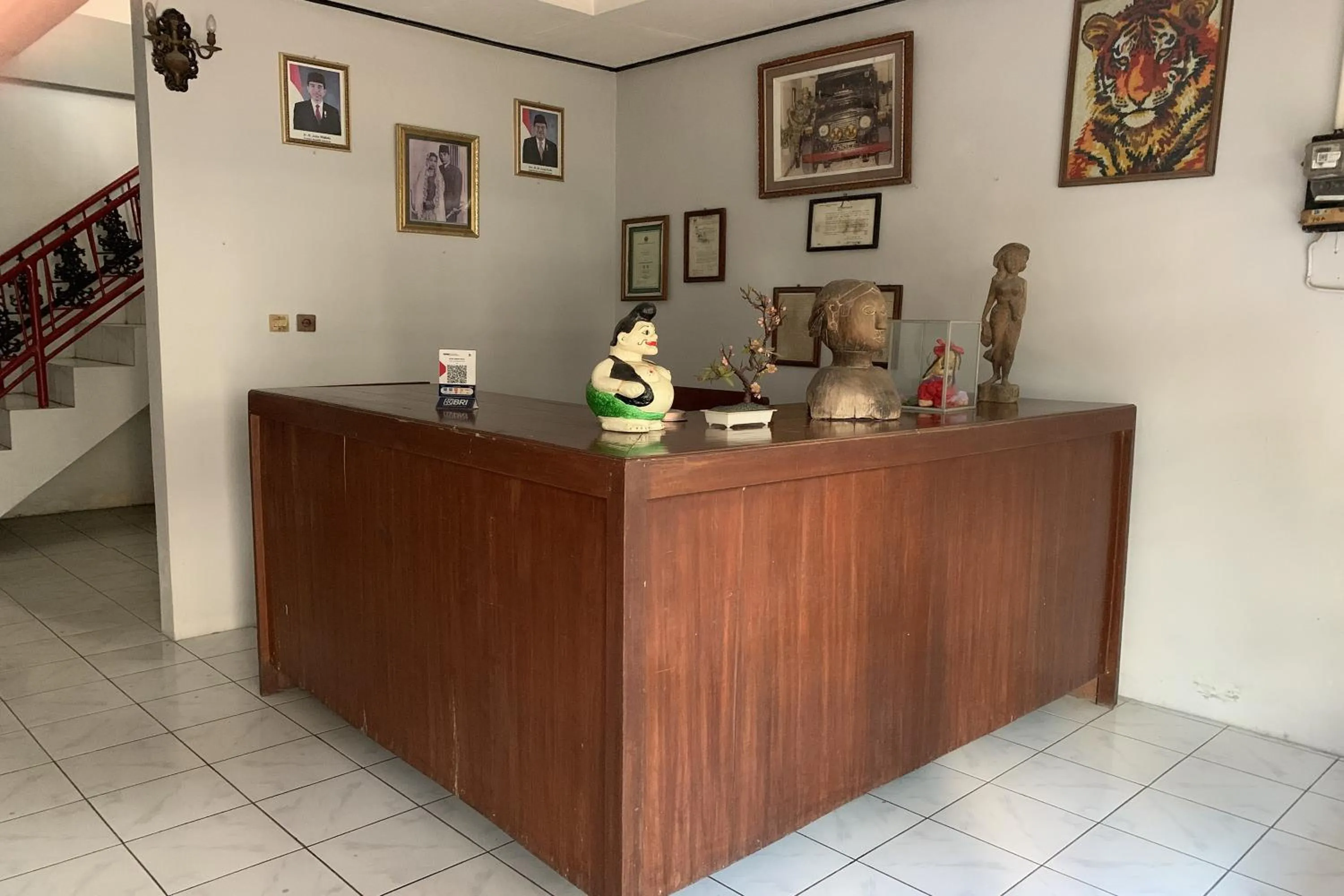 Lobby or reception in Hotel Merak Indah