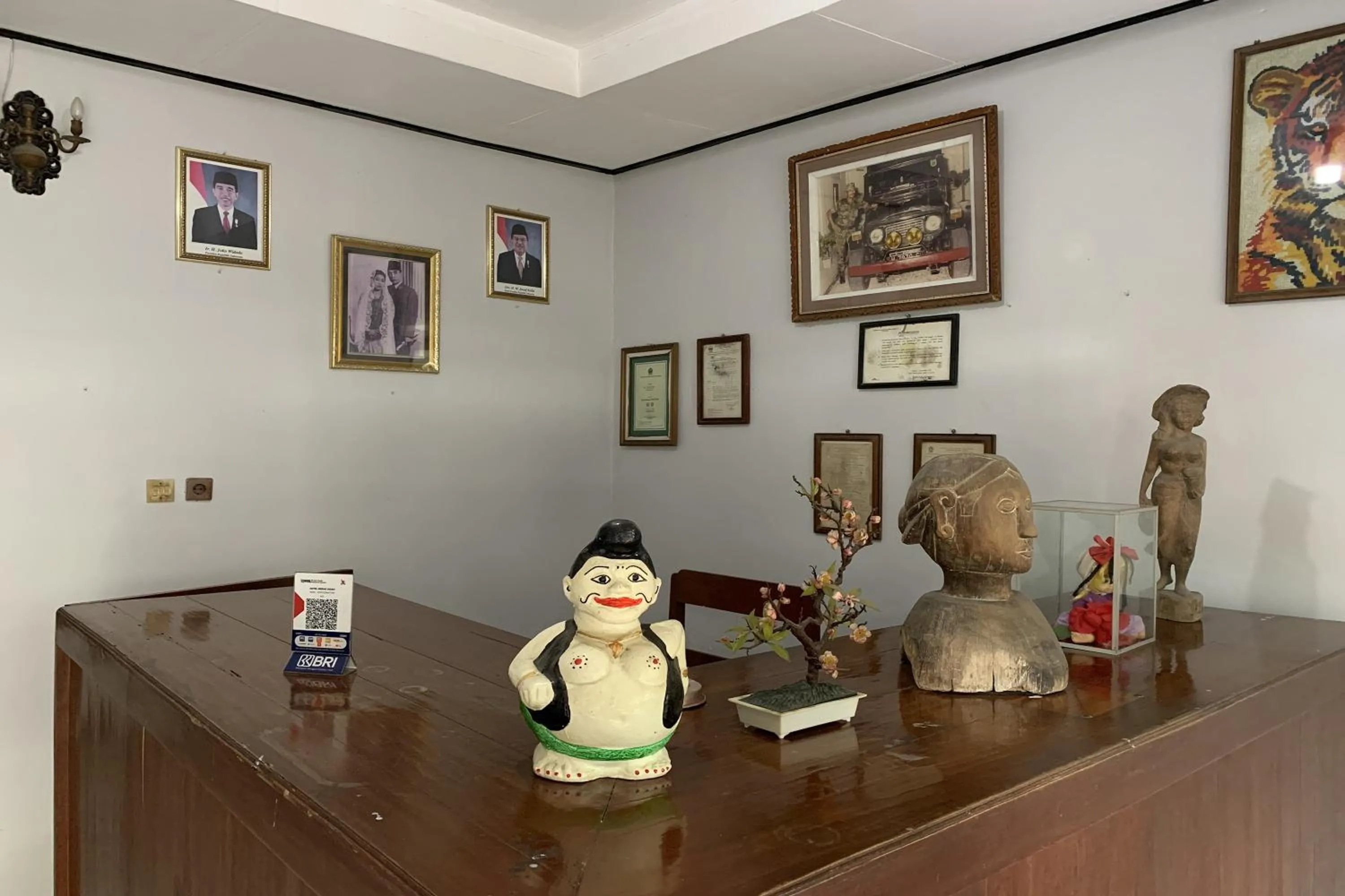 Lobby or reception in Hotel Merak Indah