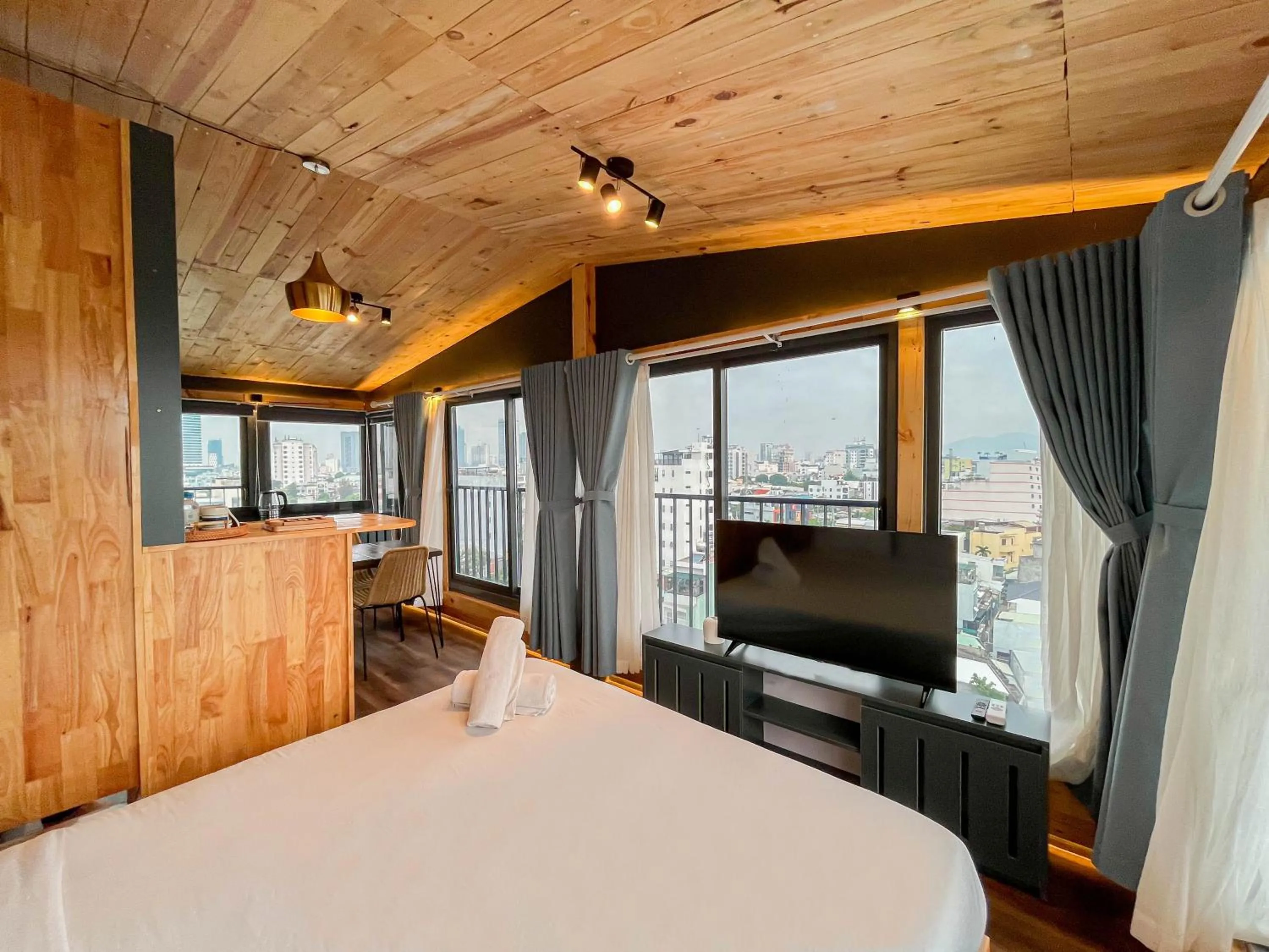 Bed in Lantana House Boutique Da Nang