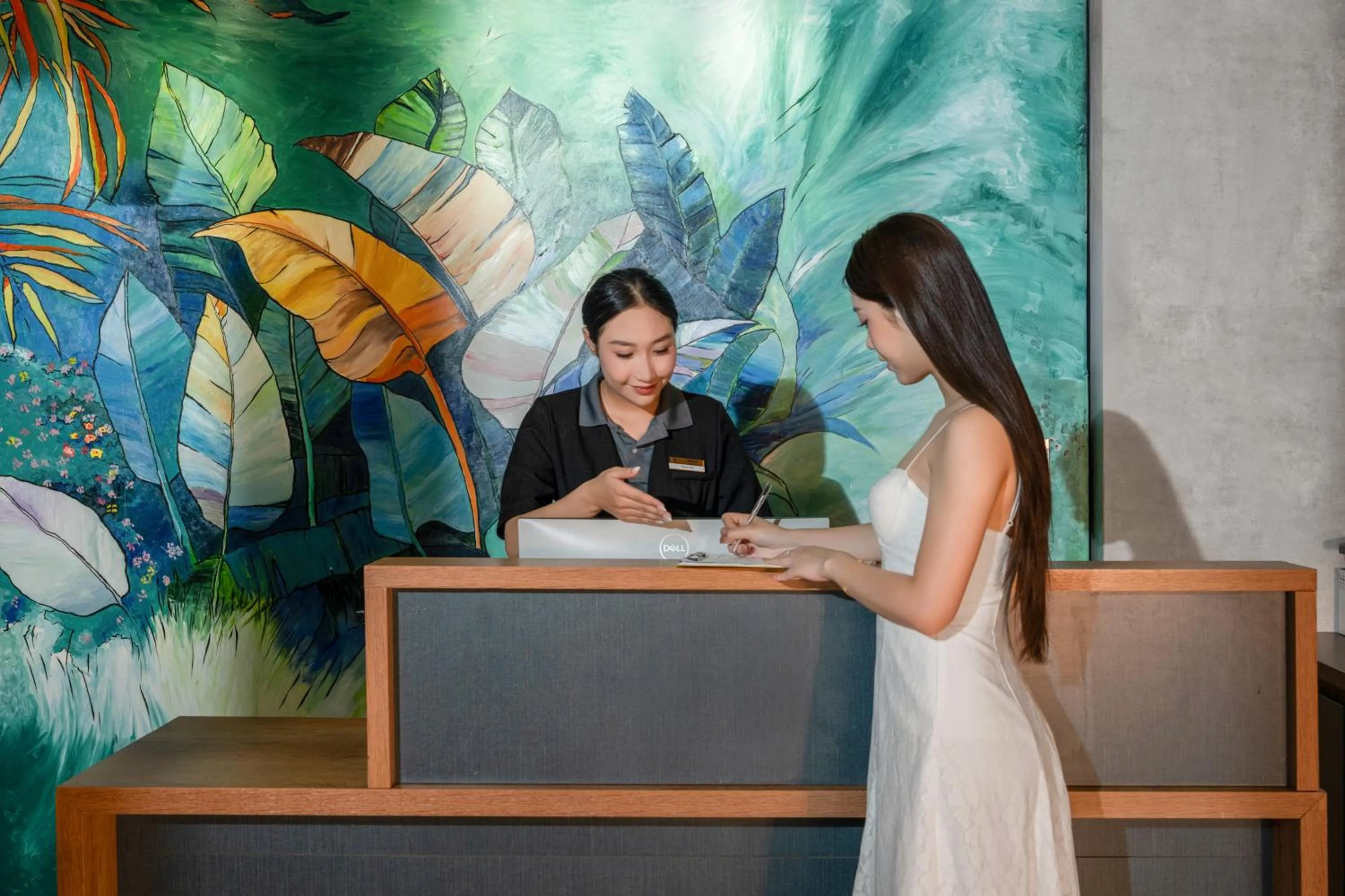 Lobby or reception in Lantana House Boutique Da Nang