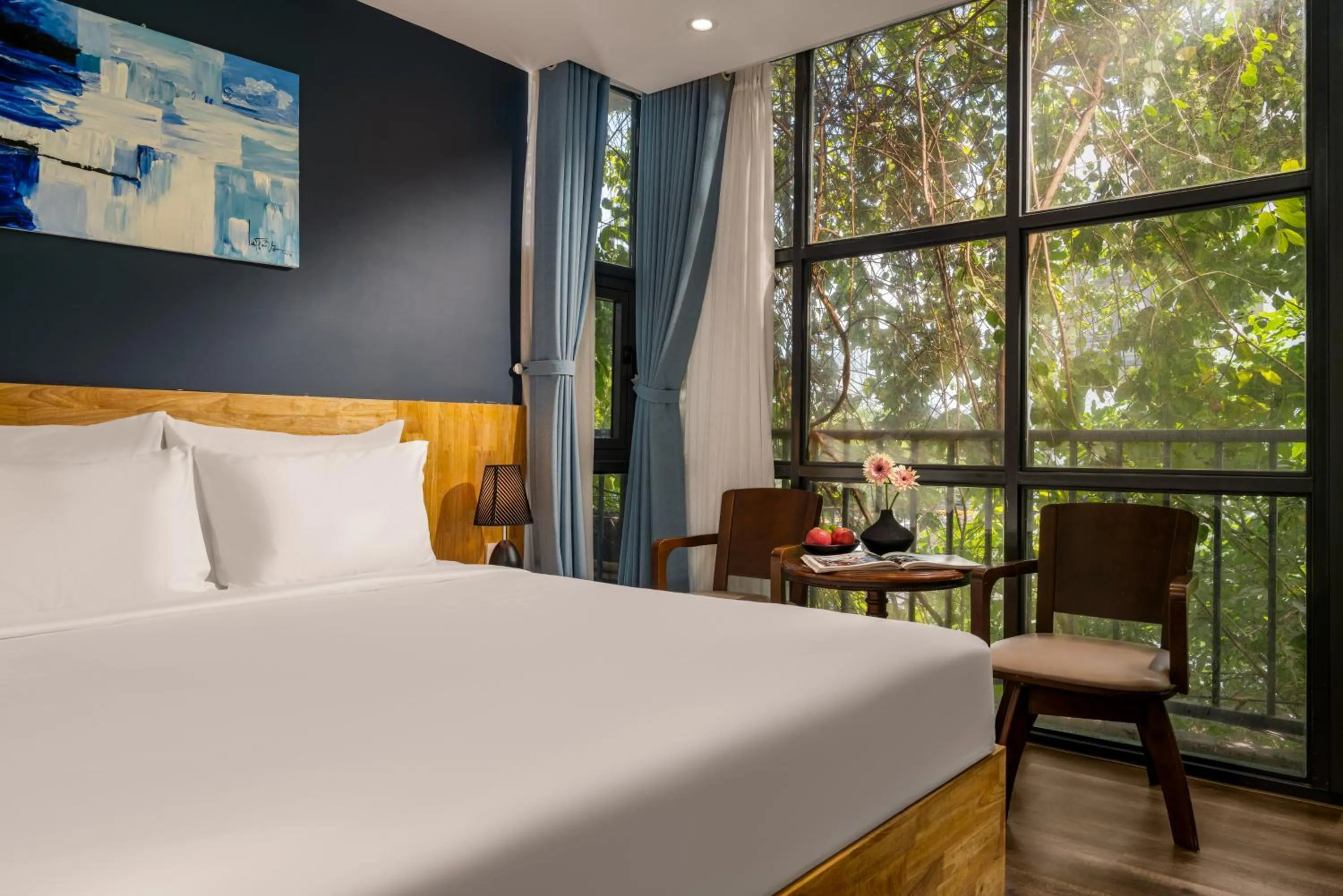 Bed in Lantana House Boutique Da Nang