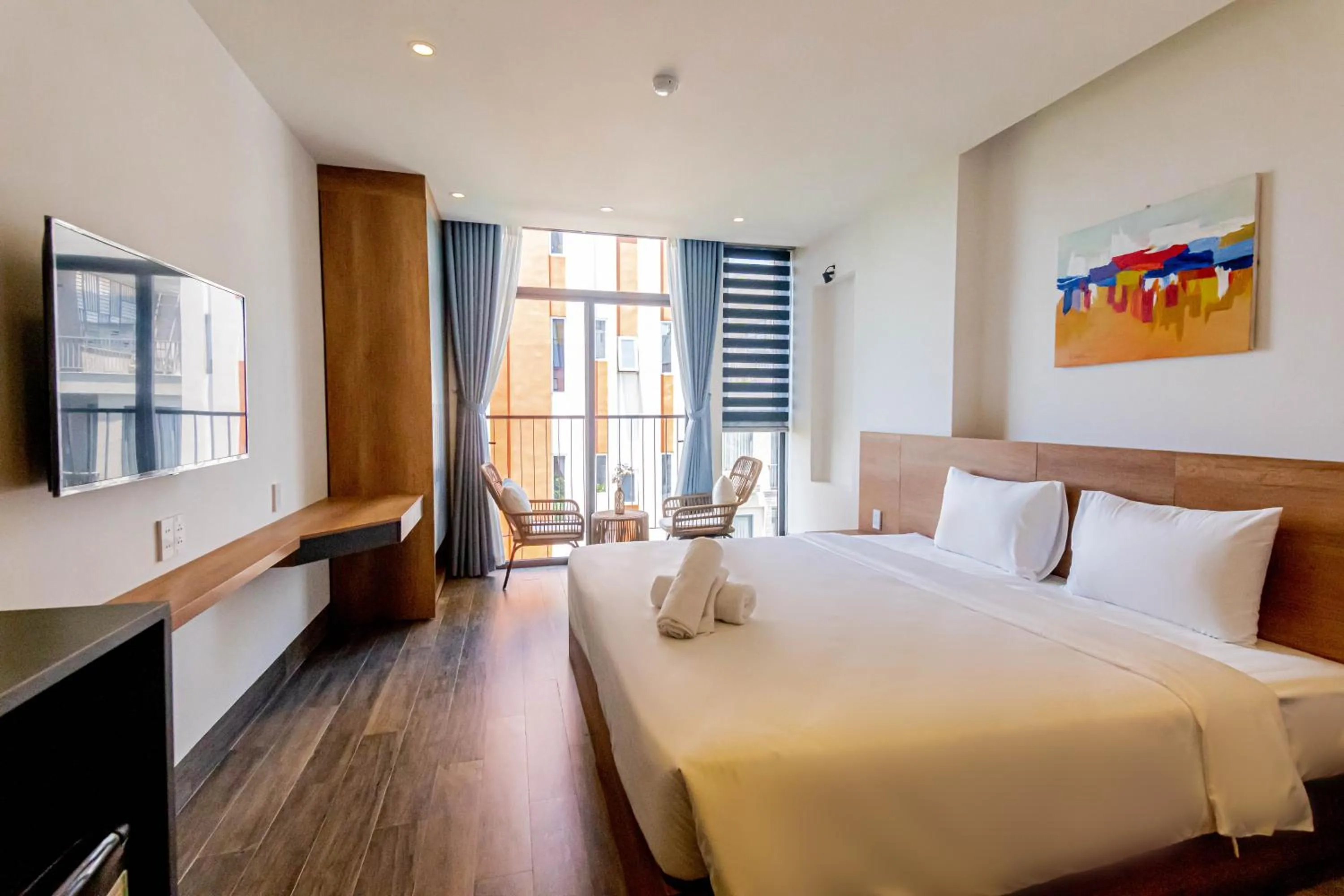 Bed in Lantana House Boutique Da Nang