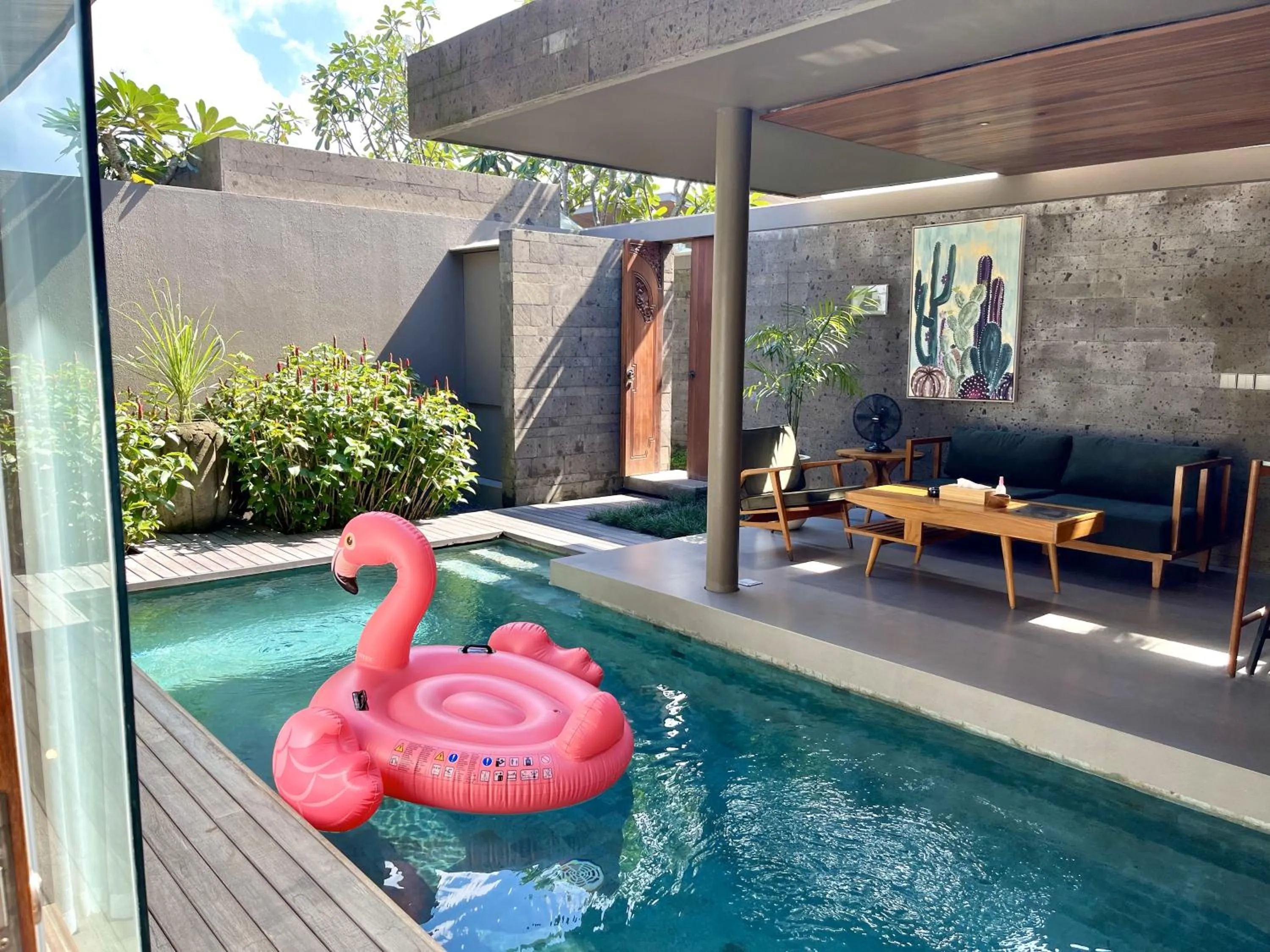 Pool view in Domisili Villas Canggu Bali by Fays Hospitality