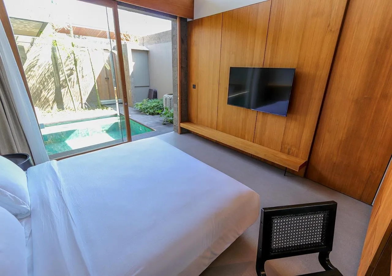 TV and multimedia, Bed in Domisili Villas Canggu Bali by Fays Hospitality