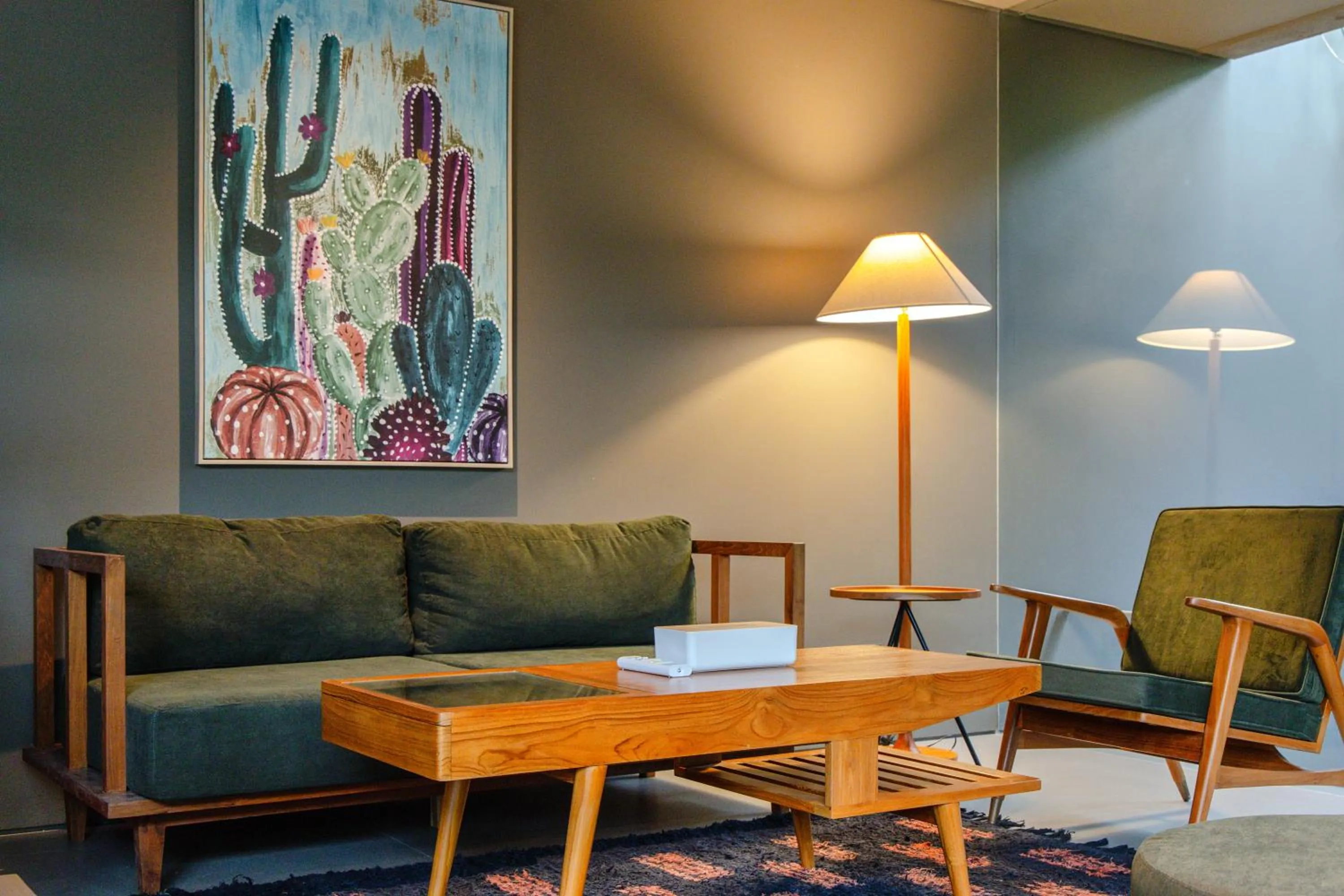 Living room in Domisili Villas Canggu Bali by Fays Hospitality