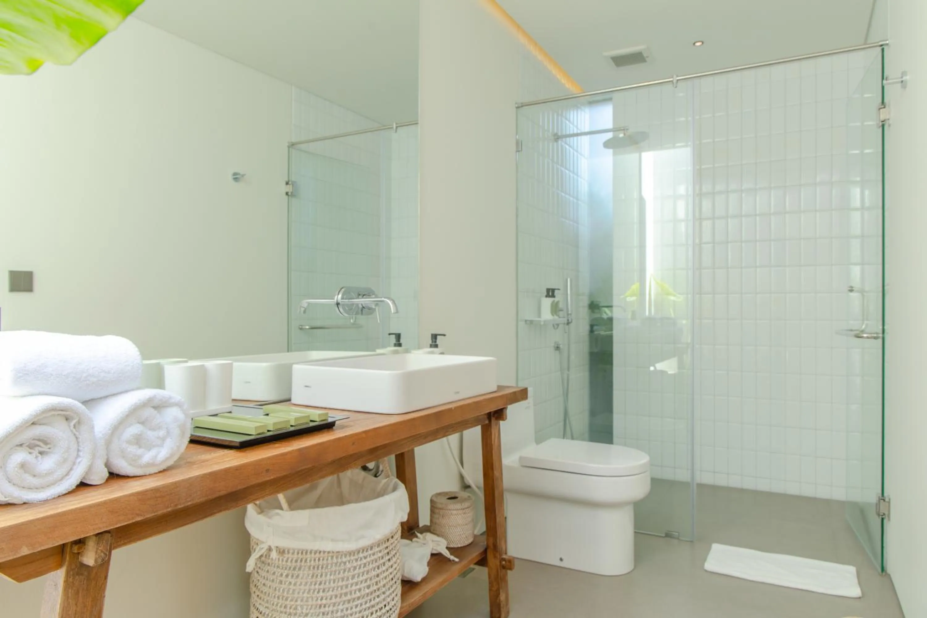 Shower in Domisili Villas Canggu Bali by Fays Hospitality