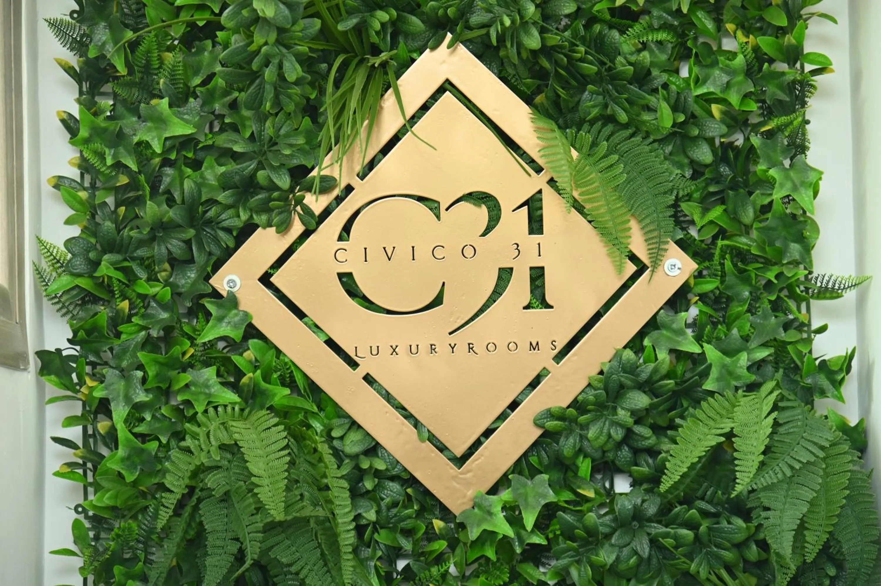 Decorative detail in Civico 31 Luxury rooms