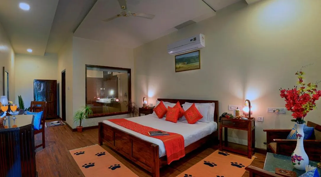 Bedroom, Bed in The Aranya Nature Resort